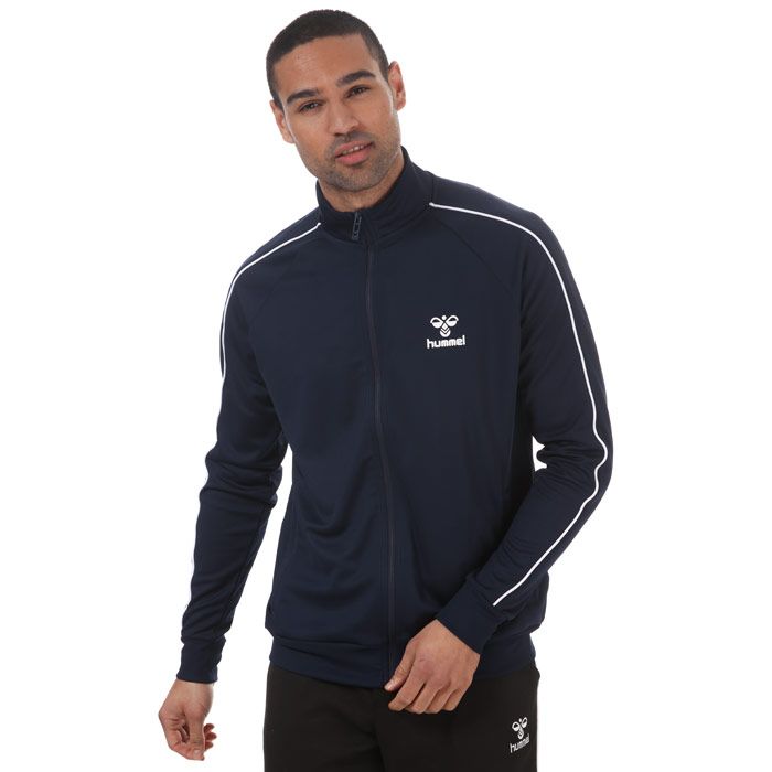 Men's Hummel Arne Track Jacket in Navy