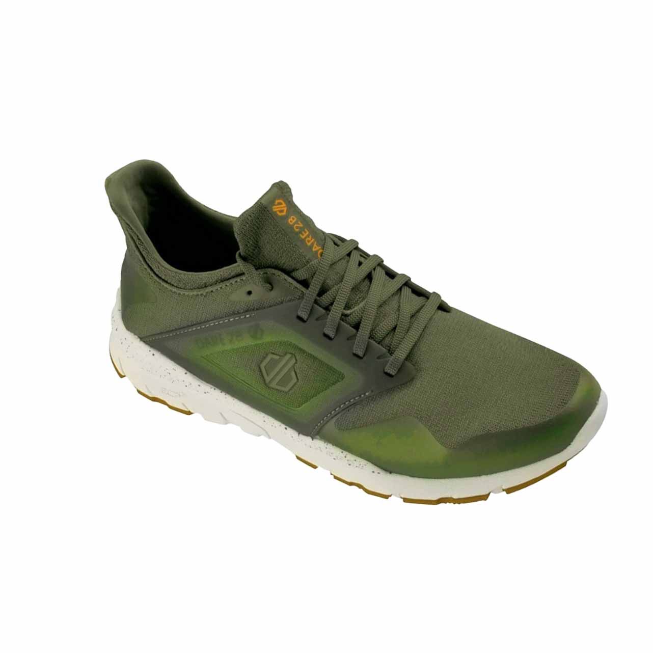 50% polyester, 50% thermo plastic polyurethane. Mesh upper. PU overlays for lightweight protection. Sock fit for easy on/off and improved comfort. Lacing cage for improved fit. Lightweight EVA bottom unit with rubber pods for a perfect balance of lightweight traction.