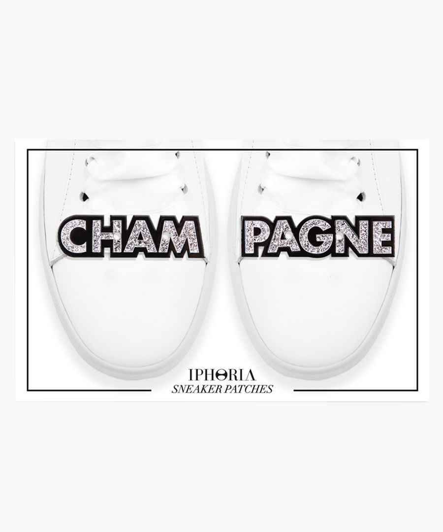 Champagne trainers patch set