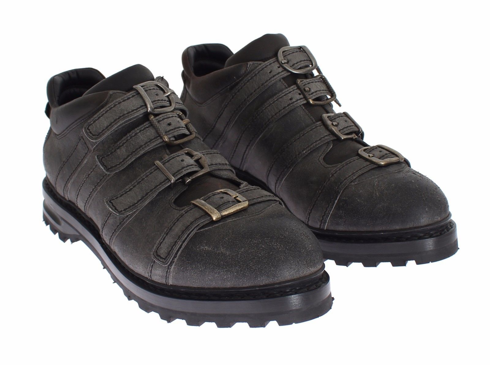 dolce & gabbana trekking leather ankle boots