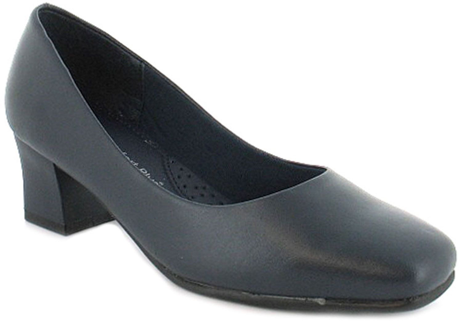 New Womens/Ladies Wide Fitting Court Shoes (4 5Cm Heel)