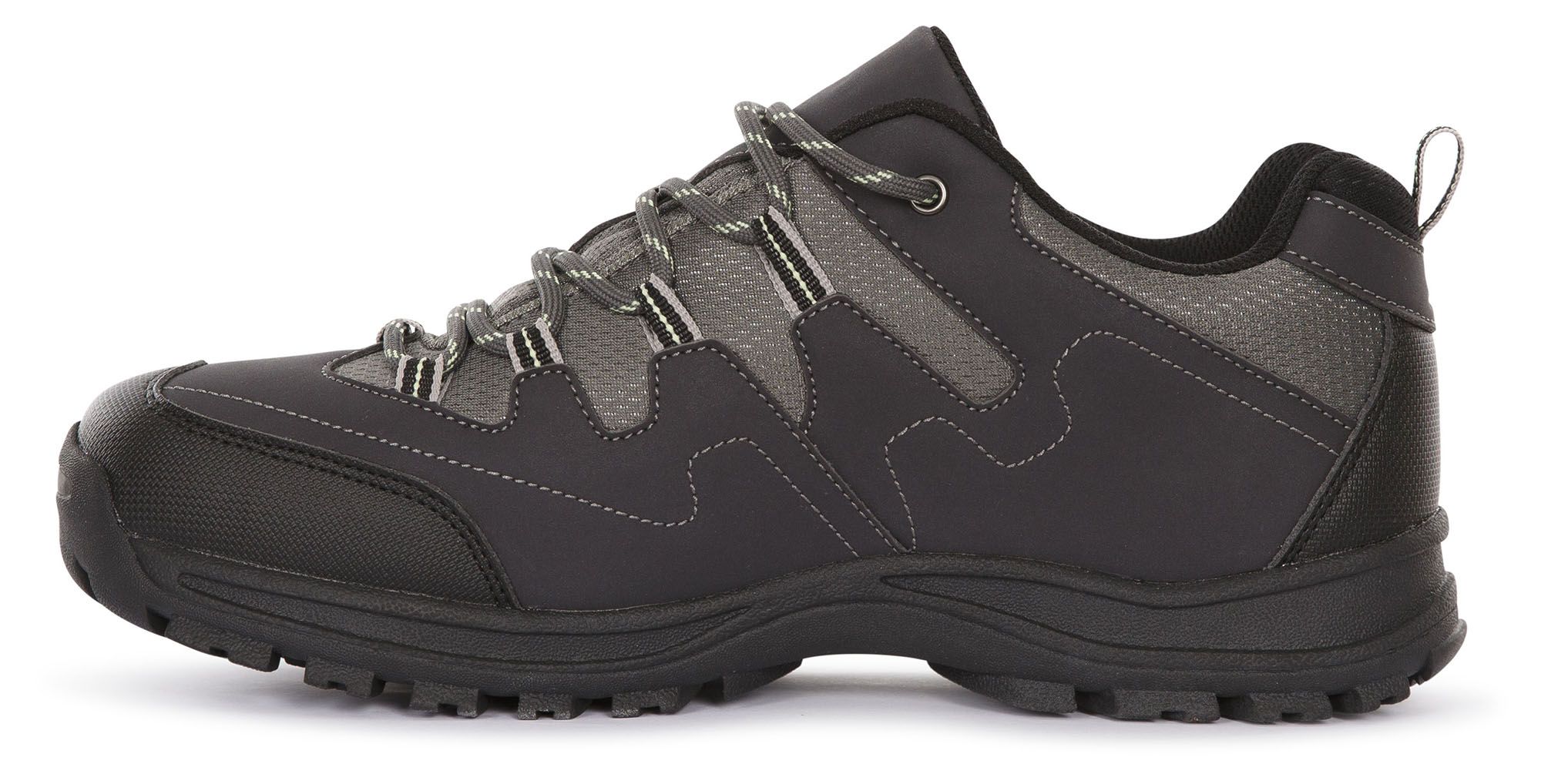 trespass mens finley low waterproof hiking shoes