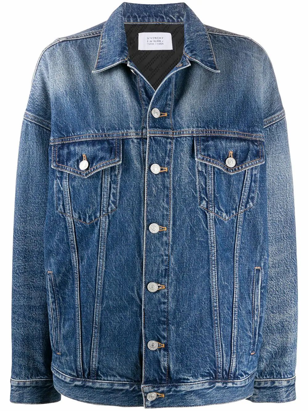 Givenchy Women's BW00Ab50Jq415 Blue Cotton Jacket