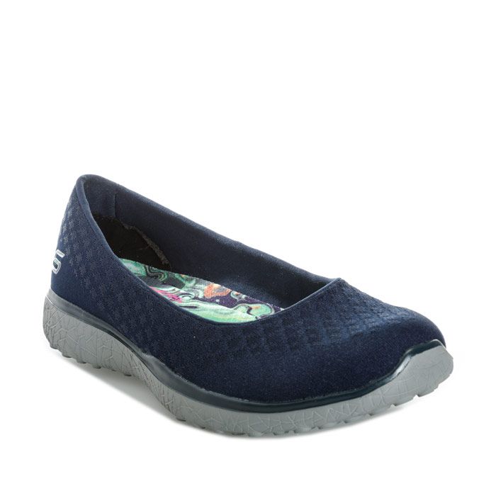 Women's Skechers Microburst One Up Shoes In Navy