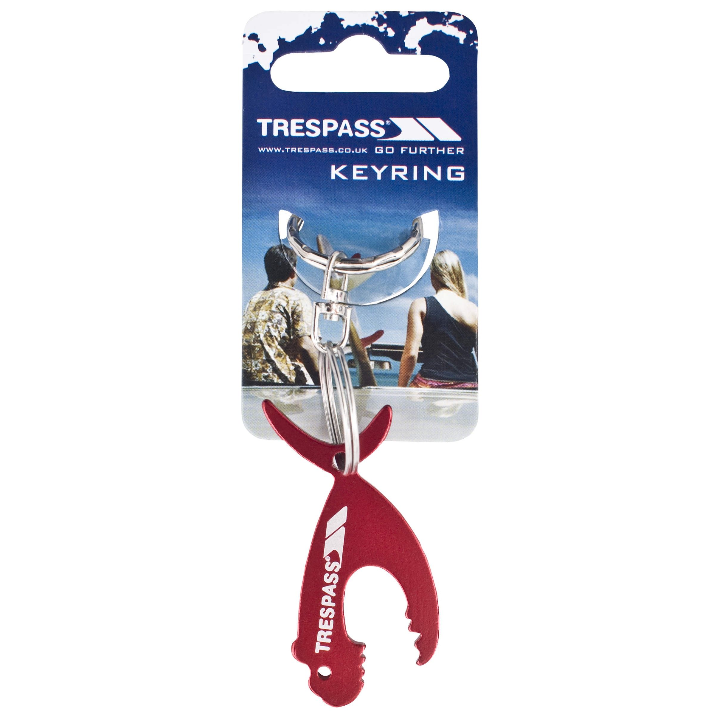 Novelty Shark Keyring. Trespass Branded. Assorted colours.
