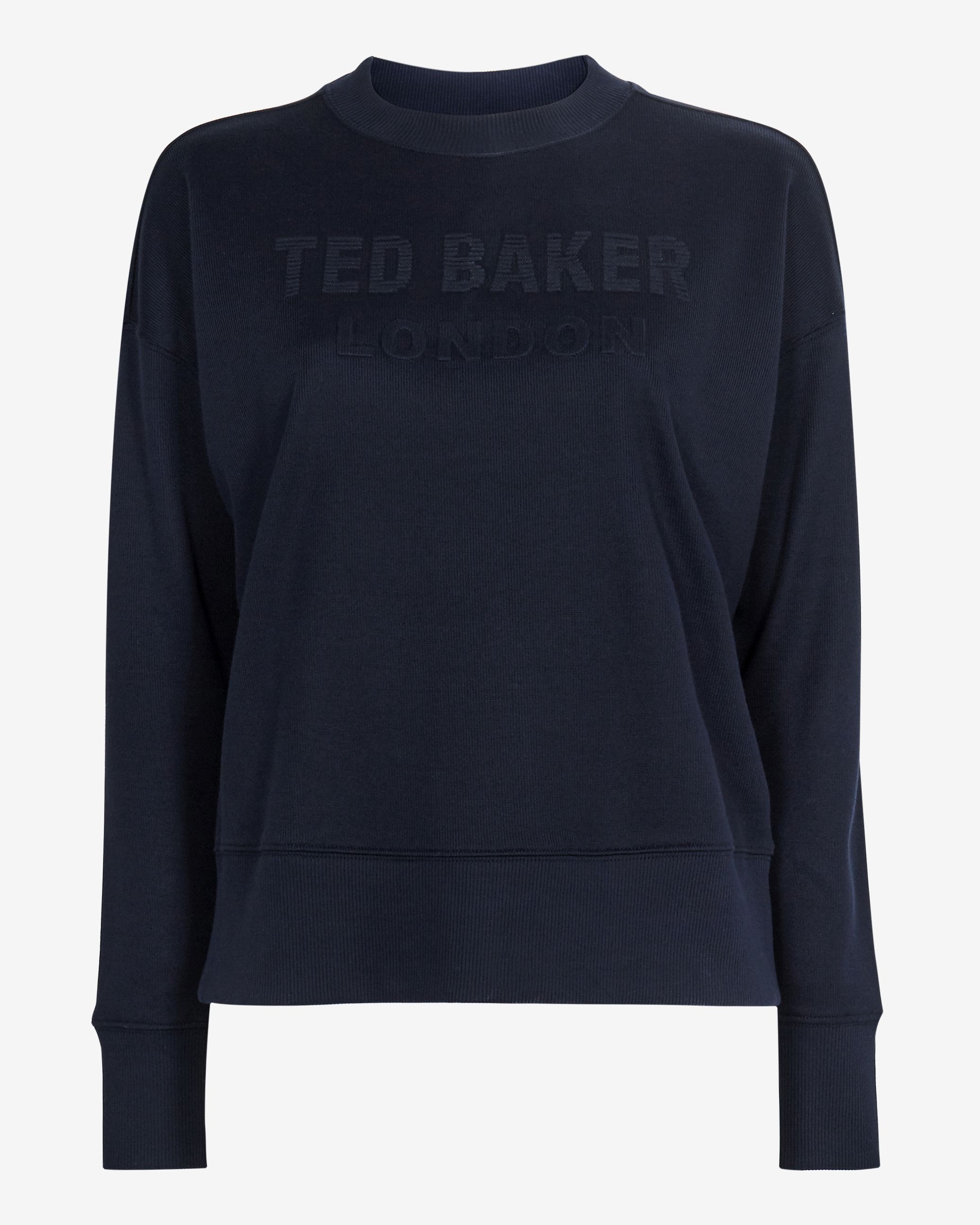 Ted Baker Reedia Ted Baker Cotton Sweatshirt, Navy