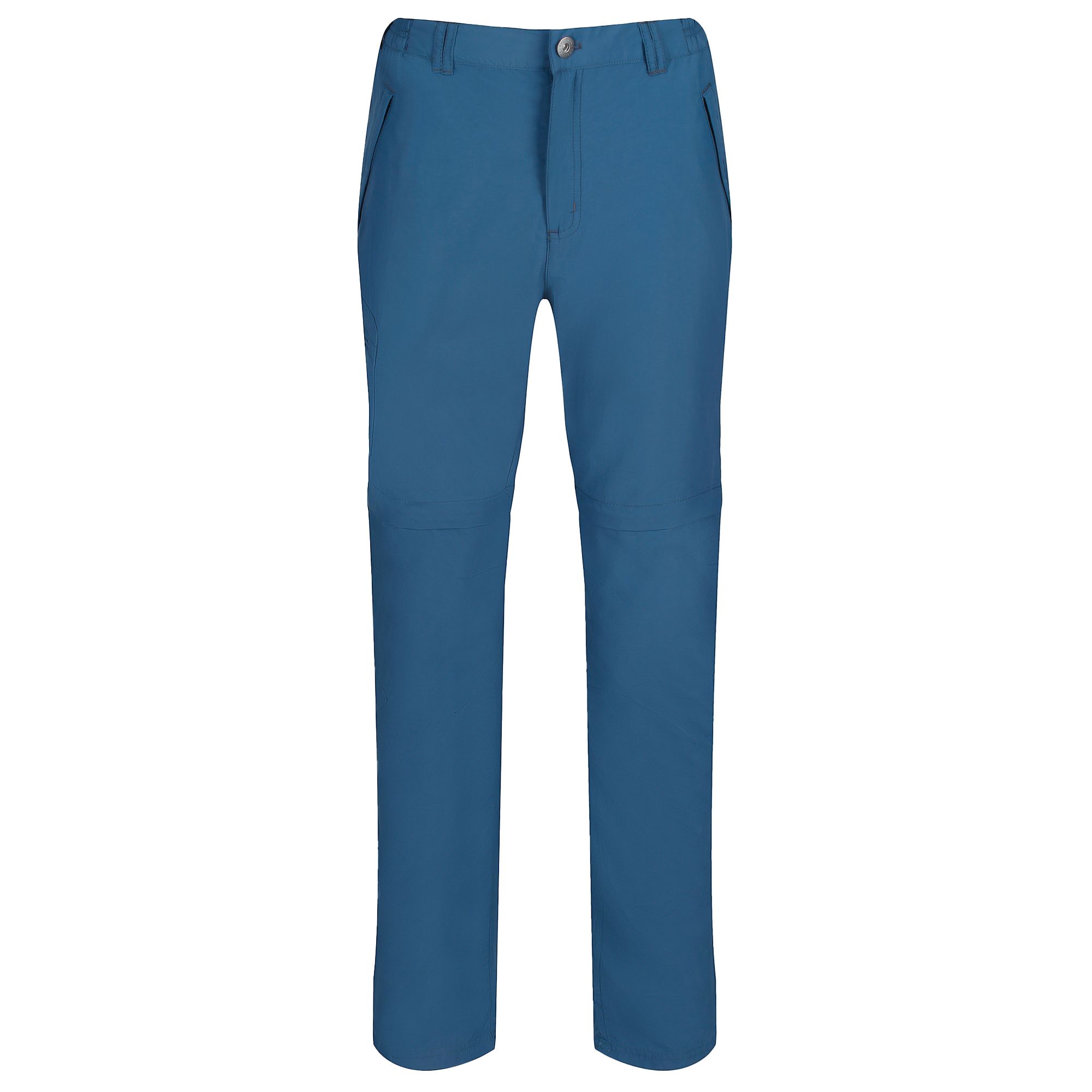 Quick-drying and showerproof. Part-elasticated waist improves mobility and comfort. Drawcord at the hem. Multiple pockets. 2-in-1 zip-off design. 100% Polyamide. Leg length: S - 29ins, R - 31ins, L - 33ins. Regatta Mens sizing (waist approx): 26in/66cm, 28in/71cm, 30in/76cm, 32in/81cm, 33in/84cm, 34in/86.5cm, 36in/91.5cm, 38in/96.5cm, 40in/101.5cm, 42in/106.5cm, 44in/111.5cm, 46in/117cm, 48in/122cm, 50in/127cm.