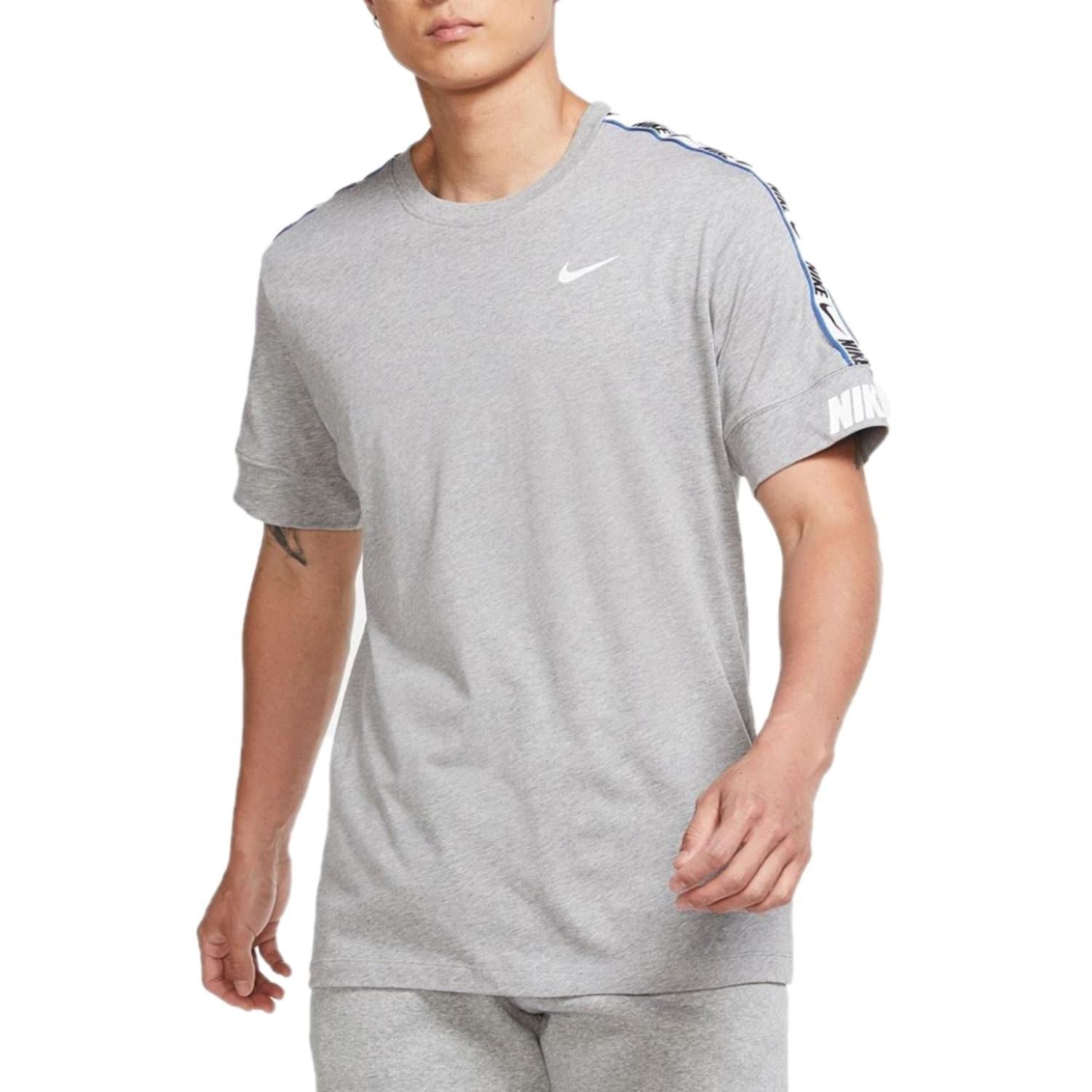 Nike Mens NSW Repeat T Shirt Grey
