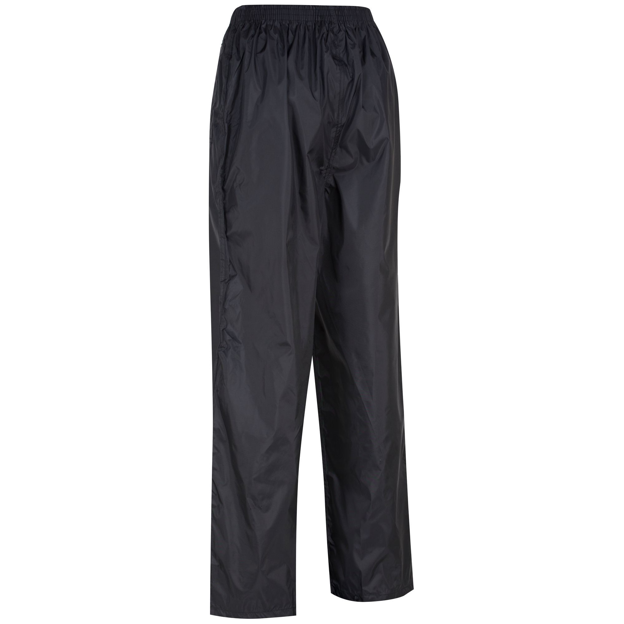 The womens Pack-it is an unlined packable overtrouser. Its your emergency wet-weather legwear built on over 30 years experience in outdoor clothing. The Isolite fabric technology provides lightweight, waterproof, breathable and wind-resistant protection. Keep them in the handy stuff sack and stow them in daypacks, backpacks, car boots, desk drawers, kitchen cupboards or wherever suits. 100% Polyester. Regatta Womens Overtrousers Sizing (Waist Approx): S (26-28in/66-71cm), M (30-32in/76-81cm), L (34-36in/86-92cm), XL (38in/97cm).