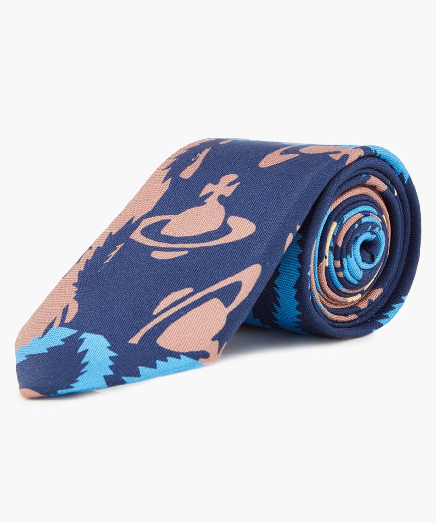 Navy blue tie