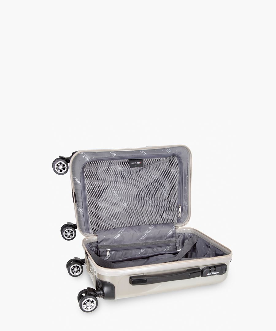 Rodriguez beige cabin suitcase