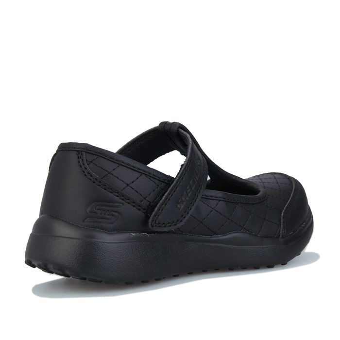 Girls' Skechers Junior Microstrides School Shoes in Black
