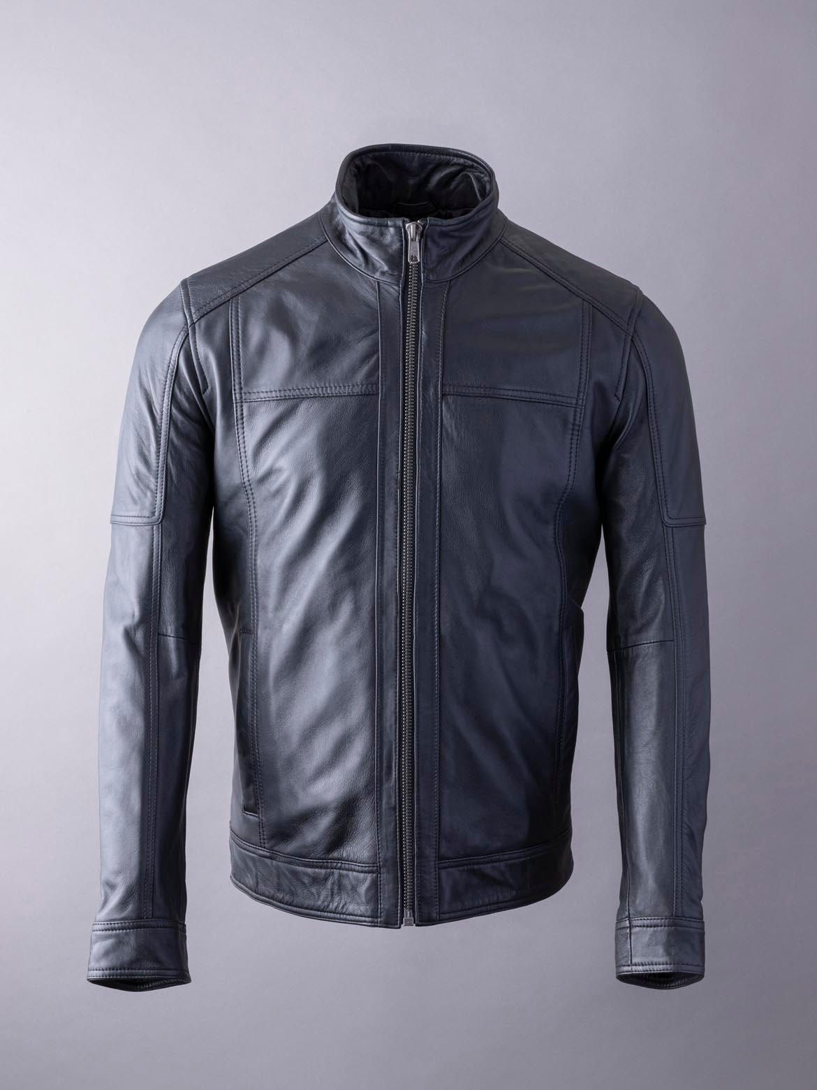 Penrith Leather Jacket in Black