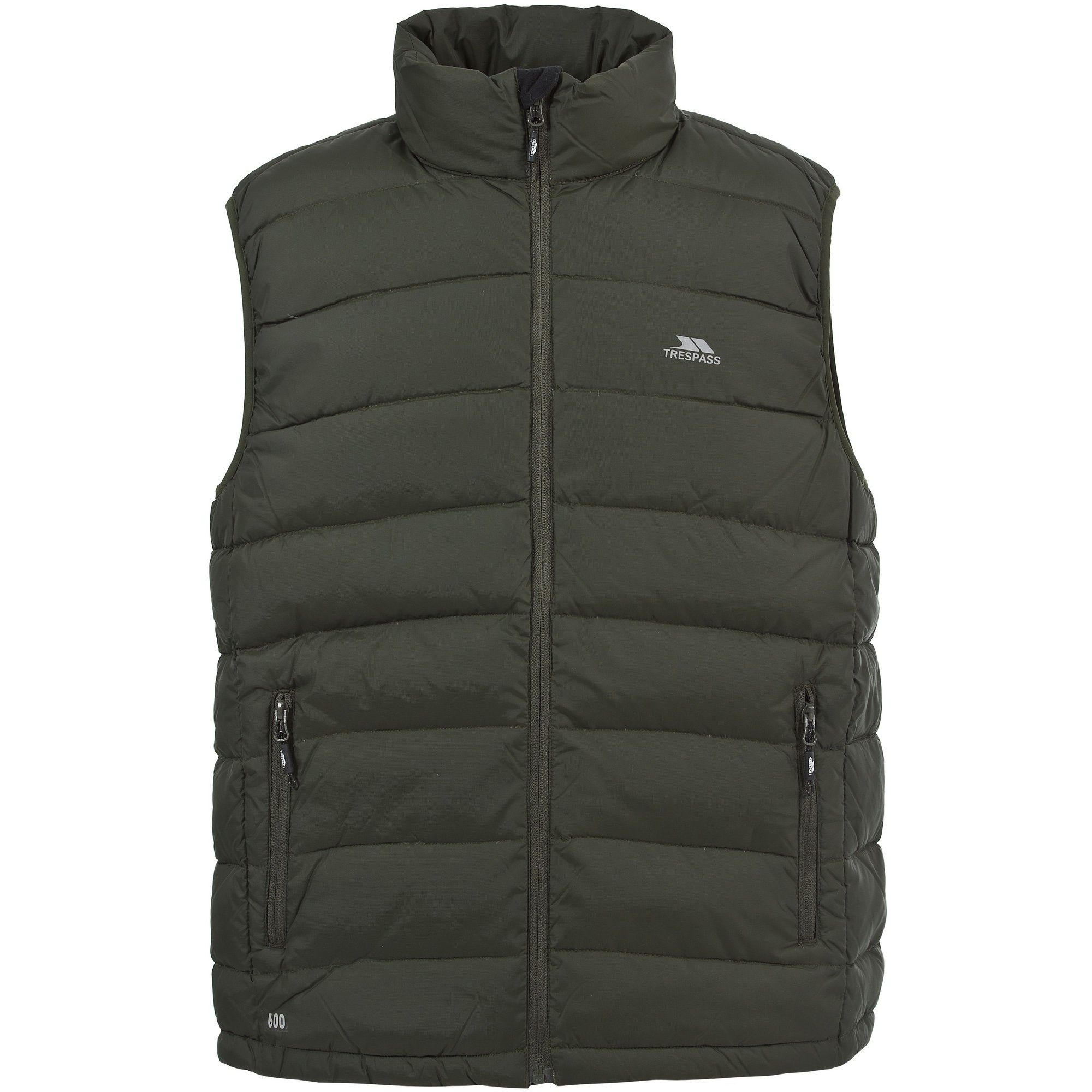 Mens down body warmer. Lower zip pockets. Low profile front zip. Matching binding at armhole. 80% Down, 20% Feather. Shell 100% Polyamide. Lining: 100% Polyamide Downproof Lining.