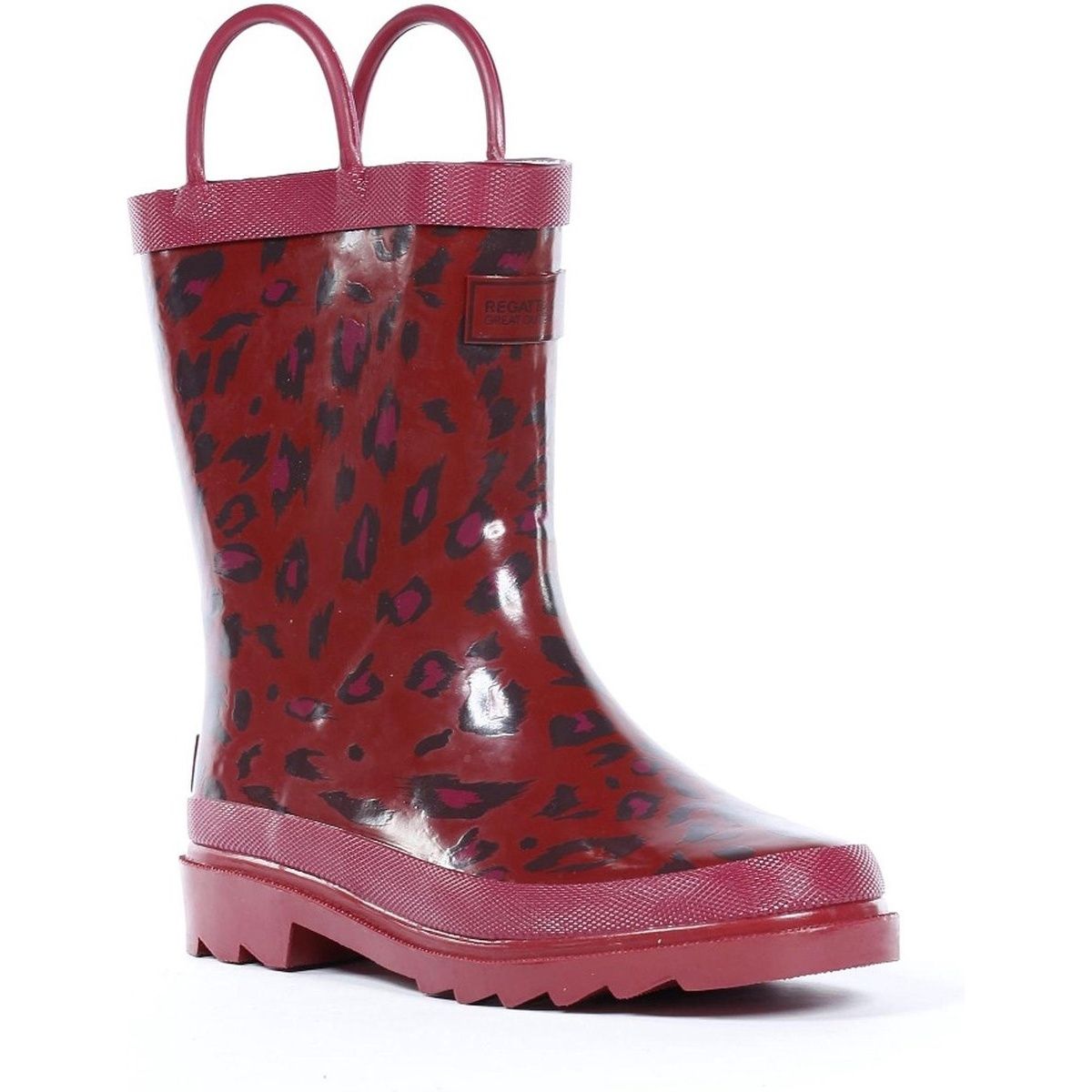 The kids Minnow Wellington Boot with its super cute printed patterns and colours is guaranteed to brighten up the greyest of winter days. Fully lined with natural cotton for added comfort and finished with a super grippy sole, they are adventure ready, whatever the weather. Vulcanised natural rubber construction - durable weather protection. Easy pull handles. Natural cotton lining. EVA comfort footbed. Multi-directional cleated sole design with square heel - reliable underfoot stability. 100% Rubber.