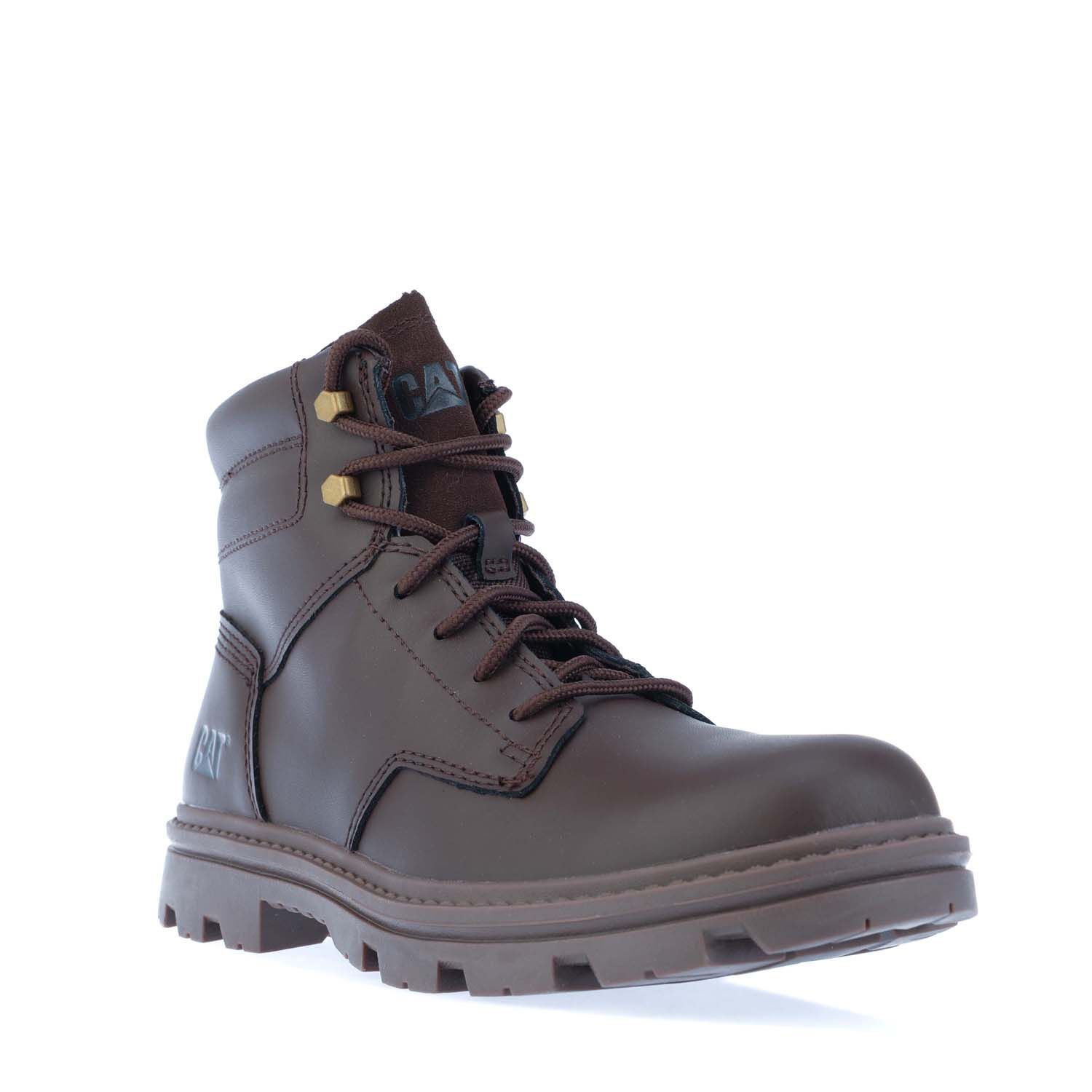 Men's Caterpillar Practitioner Mid Boot in Brown