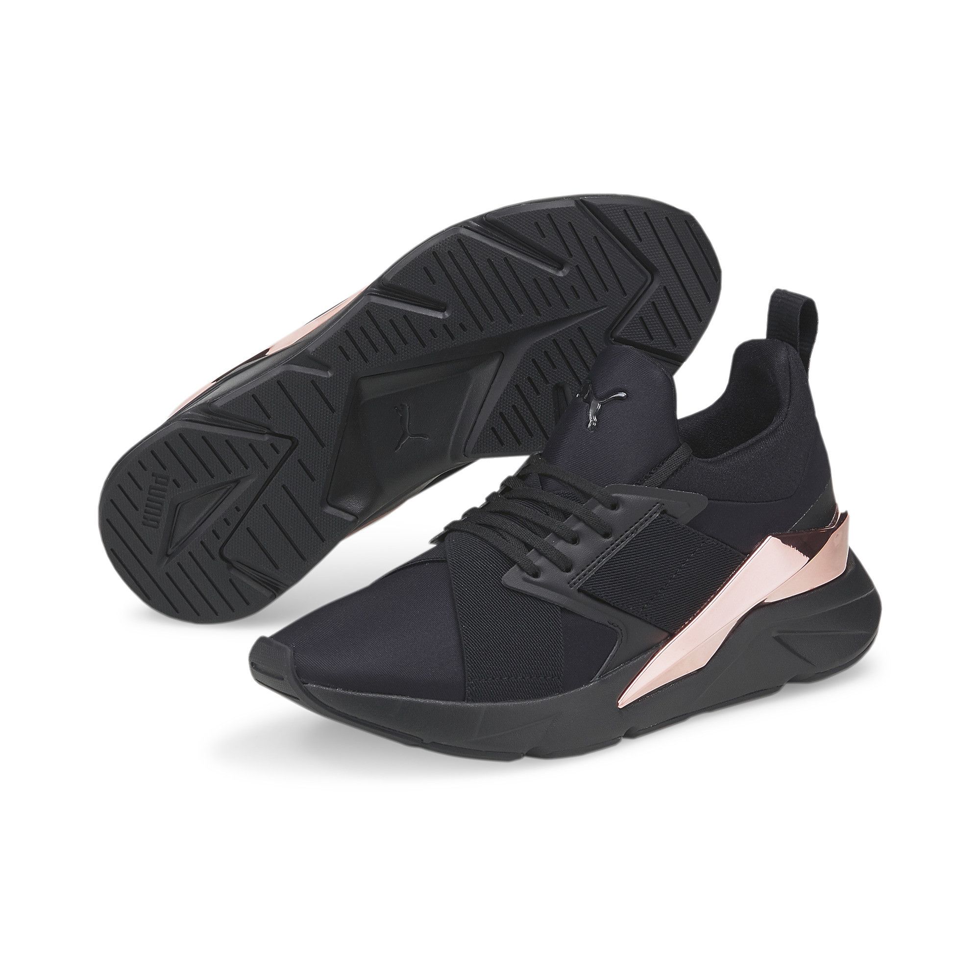 puma muse slip on black