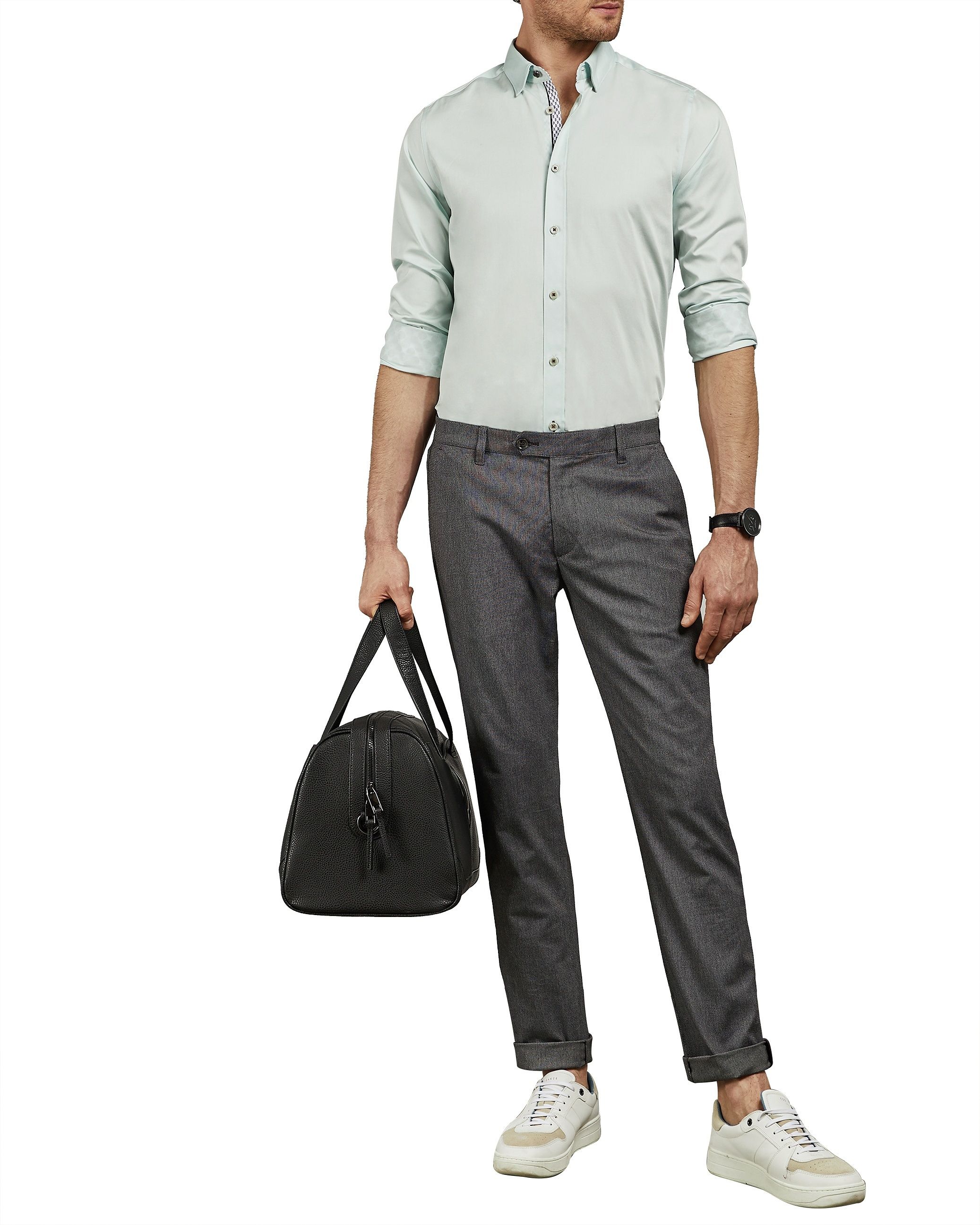 ted baker satin stretch shirt