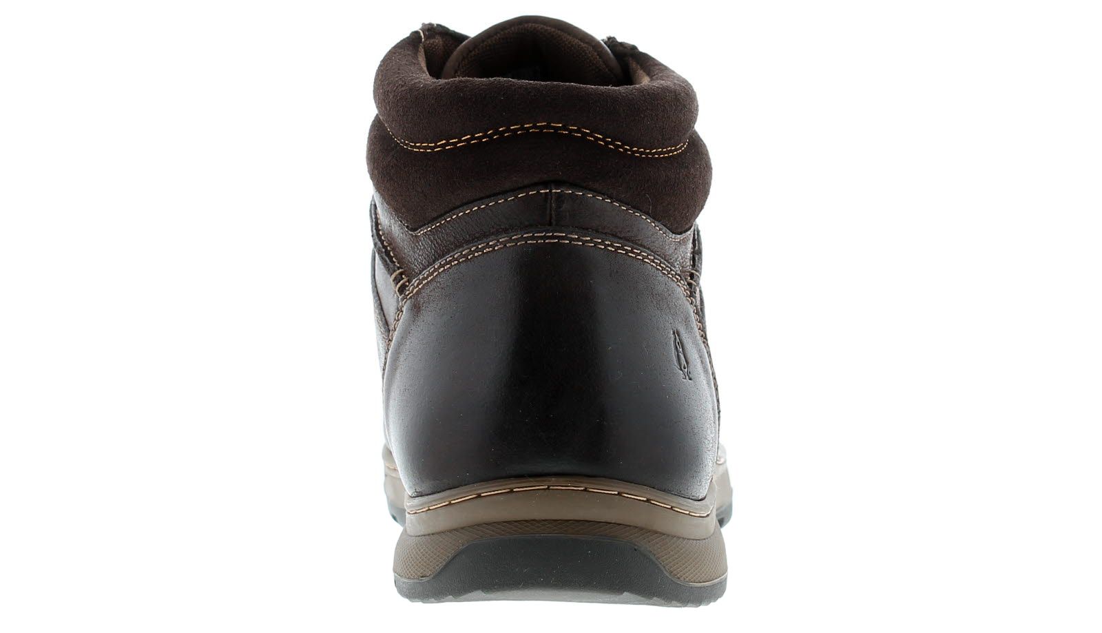 Men's Alpine boot; Grover is crafted with leather, padded suede and has a comfortable cushioned memory foam footbed. The hardwearing flexible sole unit makes this the perfect smart all day footwear.Leather upper with padded suede collar. 
Breathable textile lining. 
Lace up fastening. 
Memory foam comfort insole. 
Heardwearing rubber sole unit.