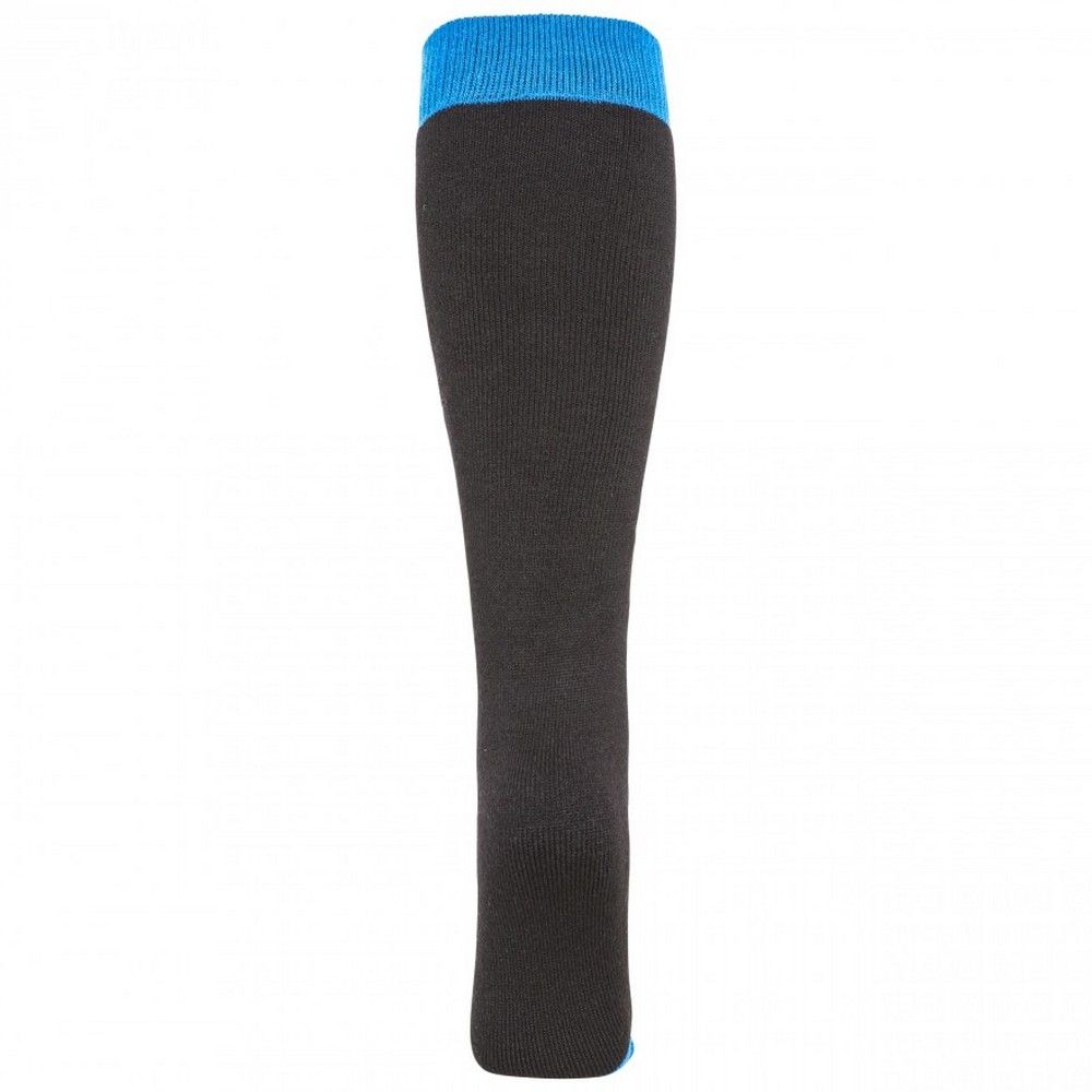 2 pair pack ski tube socks. Soft touch. Heat retention. 86% acrylic 11% nylon 2% elastane 1% polyester.