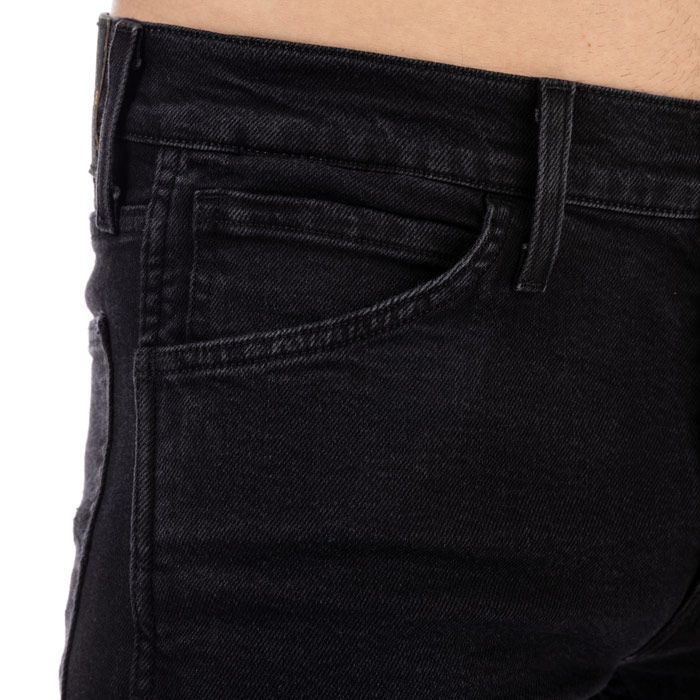 Men's Levis Line 8 Skinny Jeans in Black