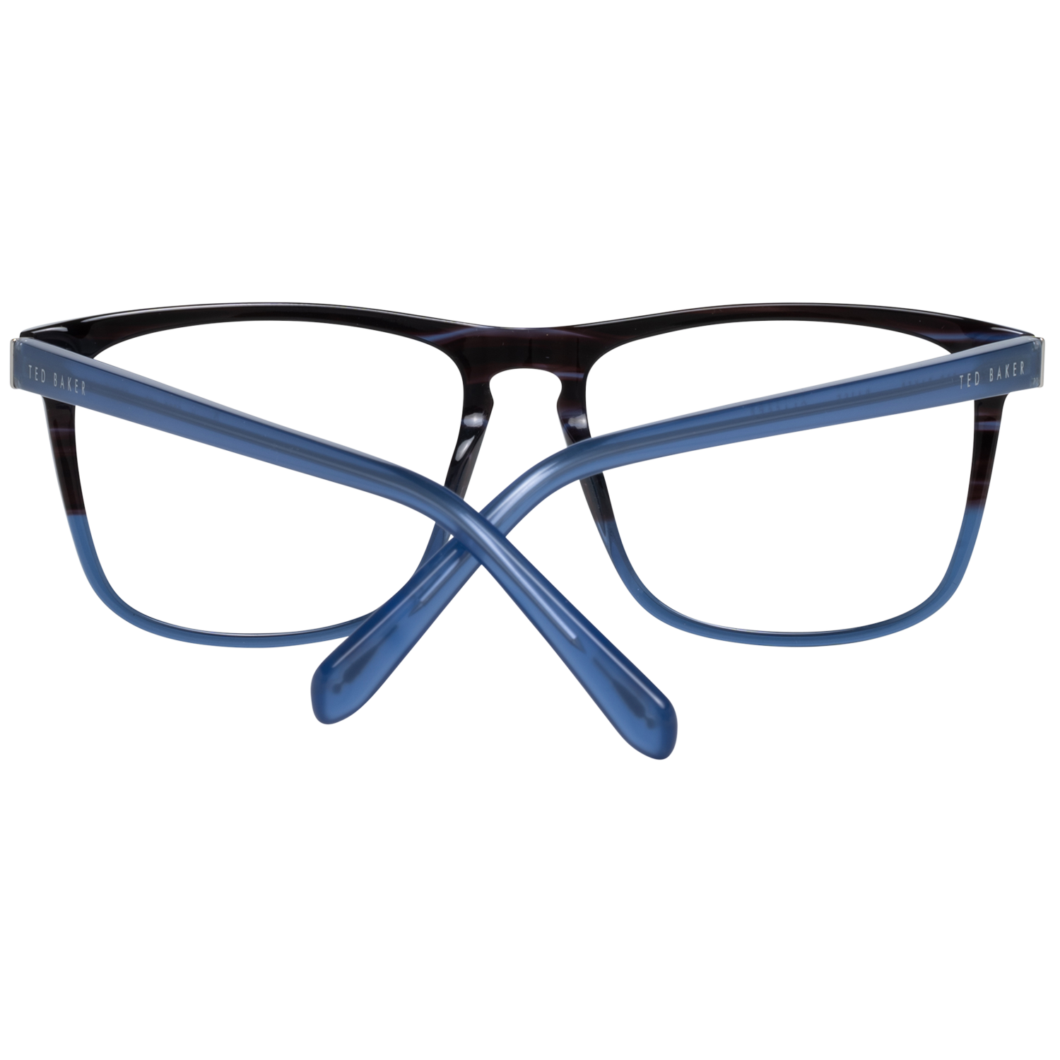 Ted Baker Rectangular Mens Blue TB8229 Cornell  Glasses are a modern rectangular style crafted from lightweight acetate. The one piece nose pads provide all day comfort. Ted Baker's logo is embedded into the slender temples for authenticity.