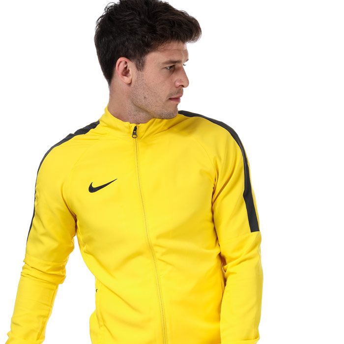 Men's Nike Academy 18 Woven Tracksuit in yellow black