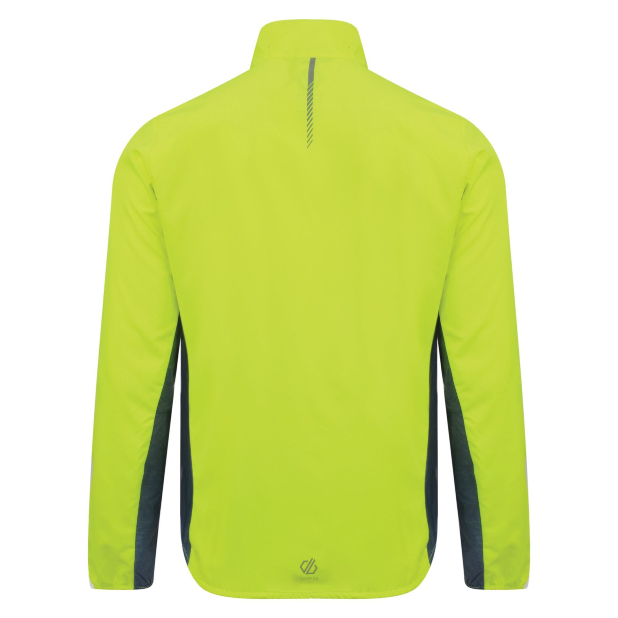 100% Ilus polyester fabric. Wind resistant fabric. Water repellent finish. Elasticated cuffs and hem. Reflective detail for enhanced visibility.