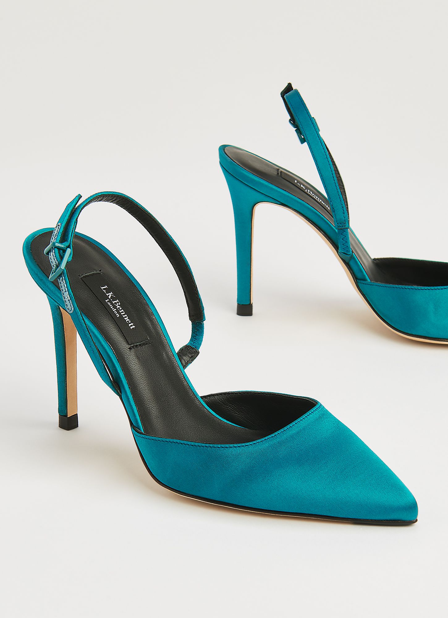 lk bennett turquoise shoes