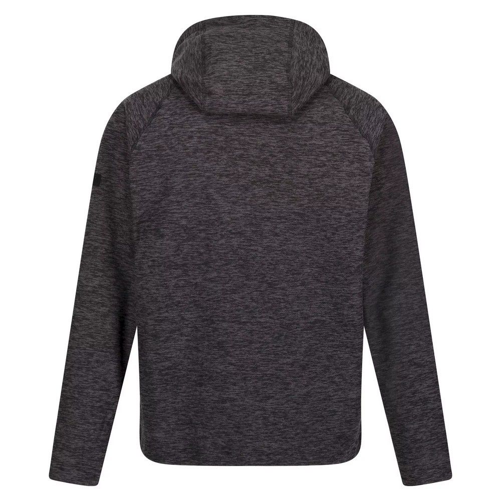 Material: 85% Cotton, 15% Polyester. Fabric: Brushed, Coolweave, Fleece. 190gsm. Design: Logo, Marl. Fit: Relaxed Fit. Hood Features: Drawstring. Hem: Fitted. Lightweight. Cuff: Fitted. Neckline: Hooded. Sleeve-Type: Long-Sleeved, Raglan. Pockets: 2 Welted Pockets. Fastening: Pull Over. Sustainable Materials.