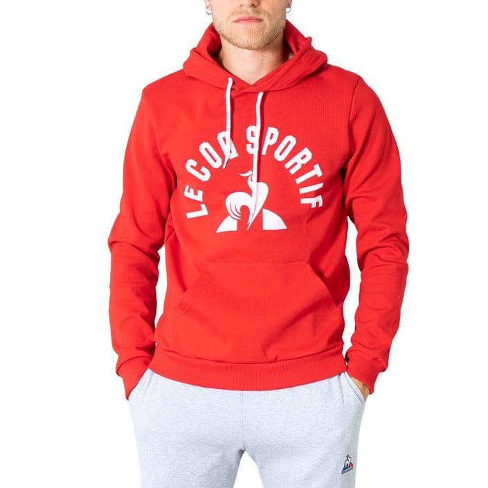 Brand: Le Coq Sportif
Gender: Men
Type: Sweatshirts
Season: Fall/Winter

PRODUCT DETAIL
• Color: red
• Pattern: print
• Sleeves: long
• Collar: hood

COMPOSITION AND MATERIAL
• Composition: -85% cotton -15% polyester 
•  Washing: machine wash at 30°