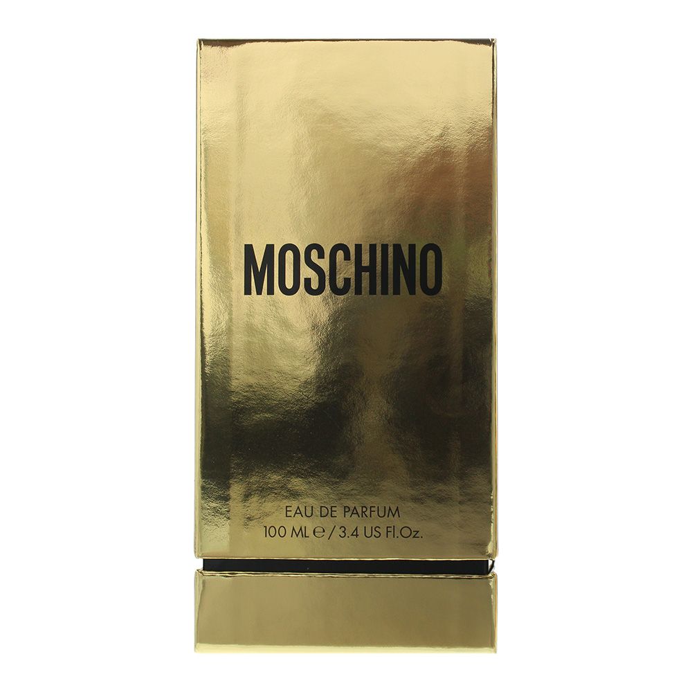 moschino gold spray