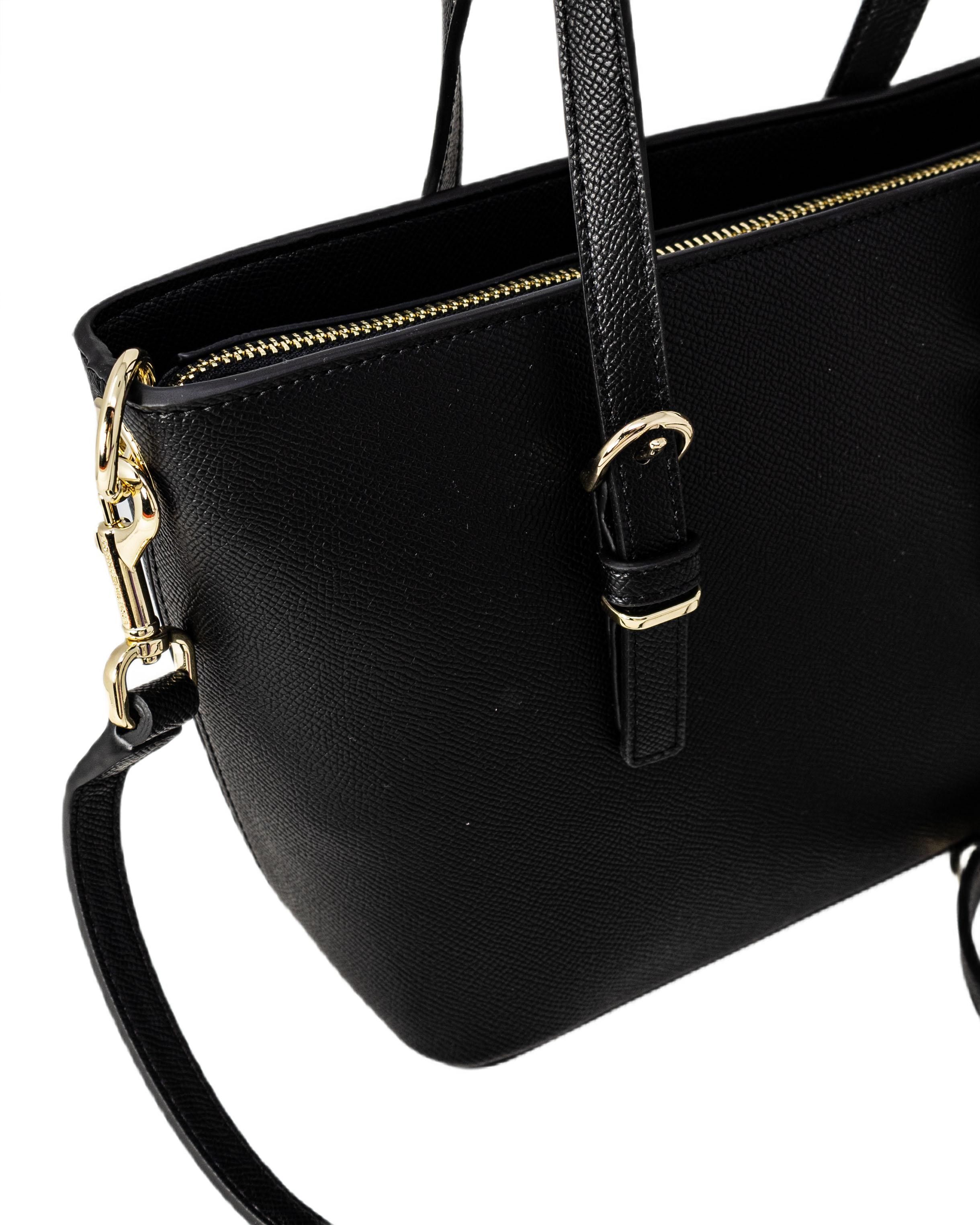 Brand: Tommy Hilfiger Jeans Gender: Women Type: Bags Season: Spring/Summer  PRODUCT DETAIL • Color: black • Fastening: with zip • Size (cm): 19x28x11 • Details: -handbag -with shoulder strap   COMPOSITION AND MATERIAL • Composition: -100%  polyurethane