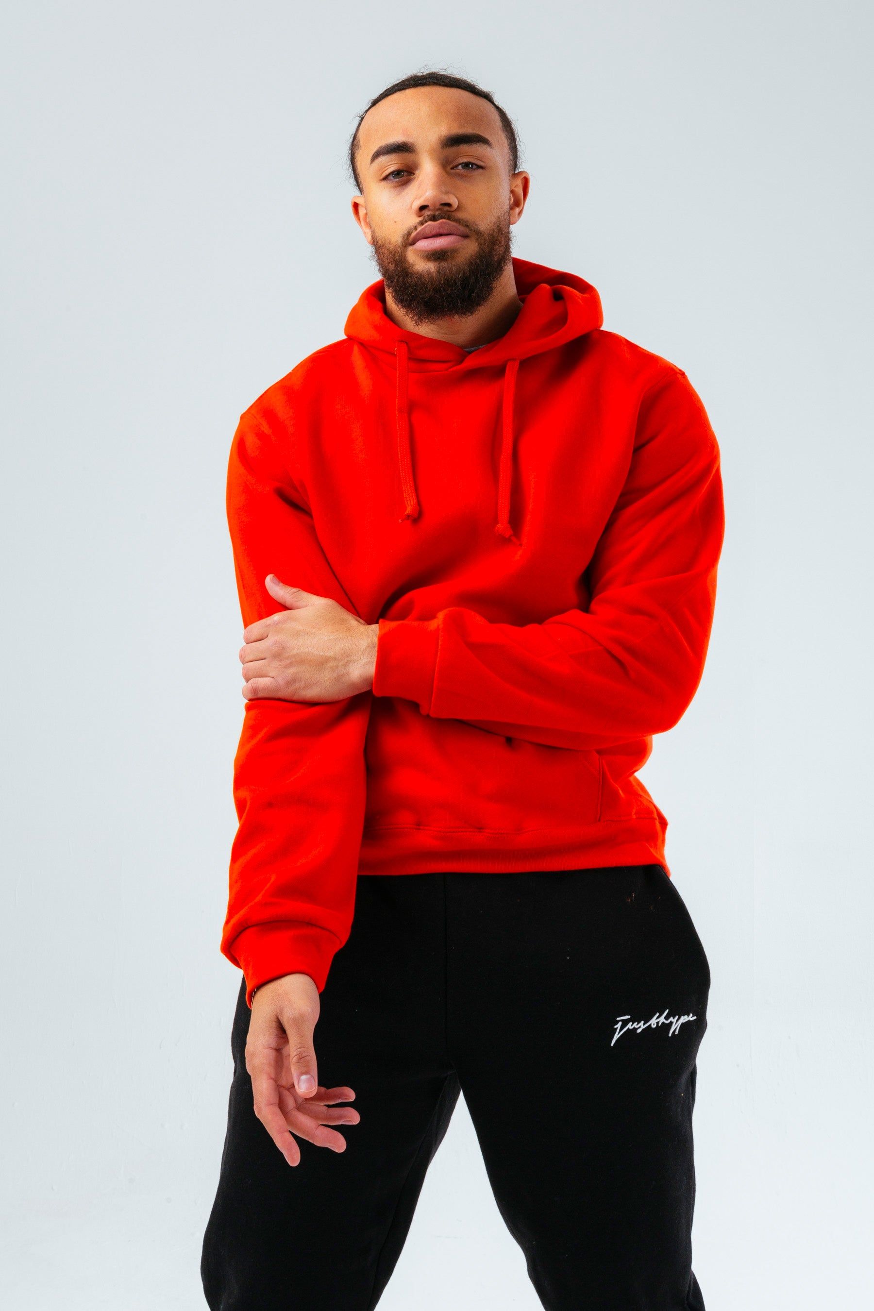 The HYPE. Unisex Pullover Hoodie boasts a soft touch fabric base for supreme comfort. Designed in our standard unisex pullover shape, with a fixed hood, kangaroo pocket, elasticated hem and ribbed cuffs. The model wears a size M. If you like an oversized fit, go up a size, if you like a tight fit go down a size, for a standard fit, select your usual size. Machine wash at 30 degrees.