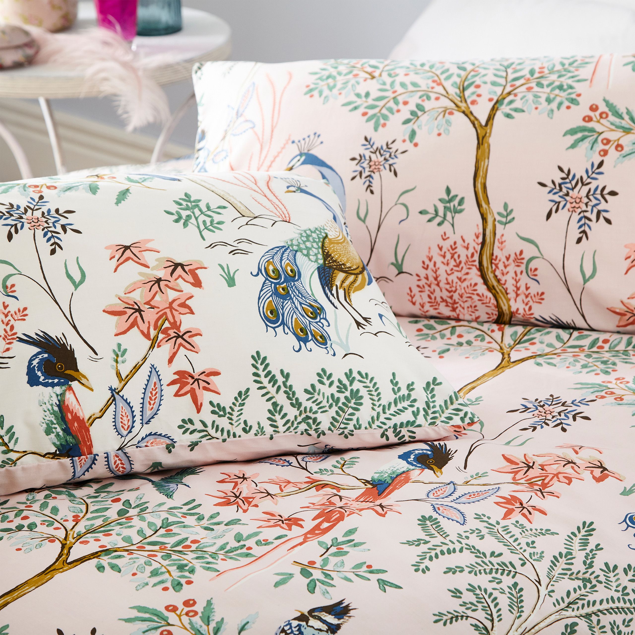 Birds of Paradise Reversible Duvet Cover Set