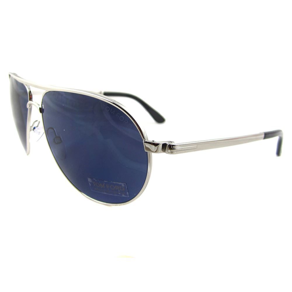 Tom Ford Sunglasses 0144 Marko 18V Silver Blue