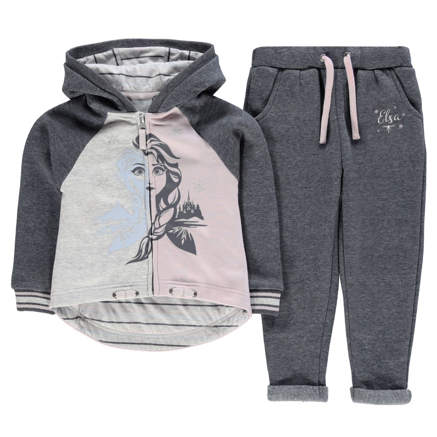 Character Girls Jogging Set Infant Fleece Tracksuit Sports Casual ...