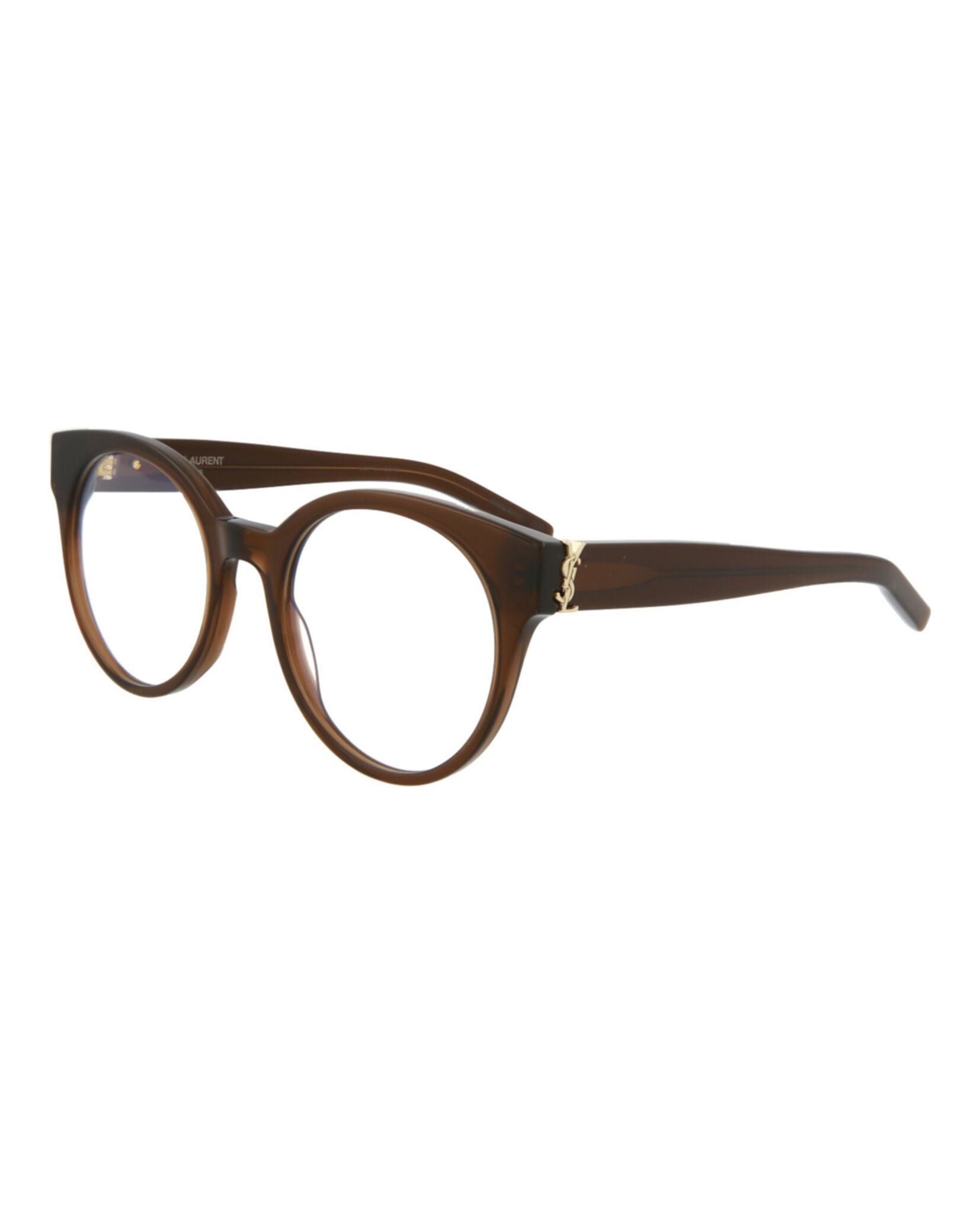 Saint Laurent Round Frame Acetate Optical Frames 0620