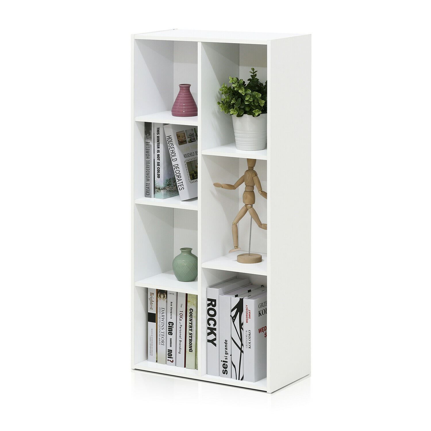 - Furinno cube open shelf features simplicity and easy blend in with any home decor.
- It offers multiple colors to create your own storage space and also enhances your home. 
- This series is made of CARB particle board and manufactured in Malaysia. 
- There is no foul smell, durable and the material is stable.
- Care instructions: wipe clean with clean damped cloth. Avoid using harsh chemicals.