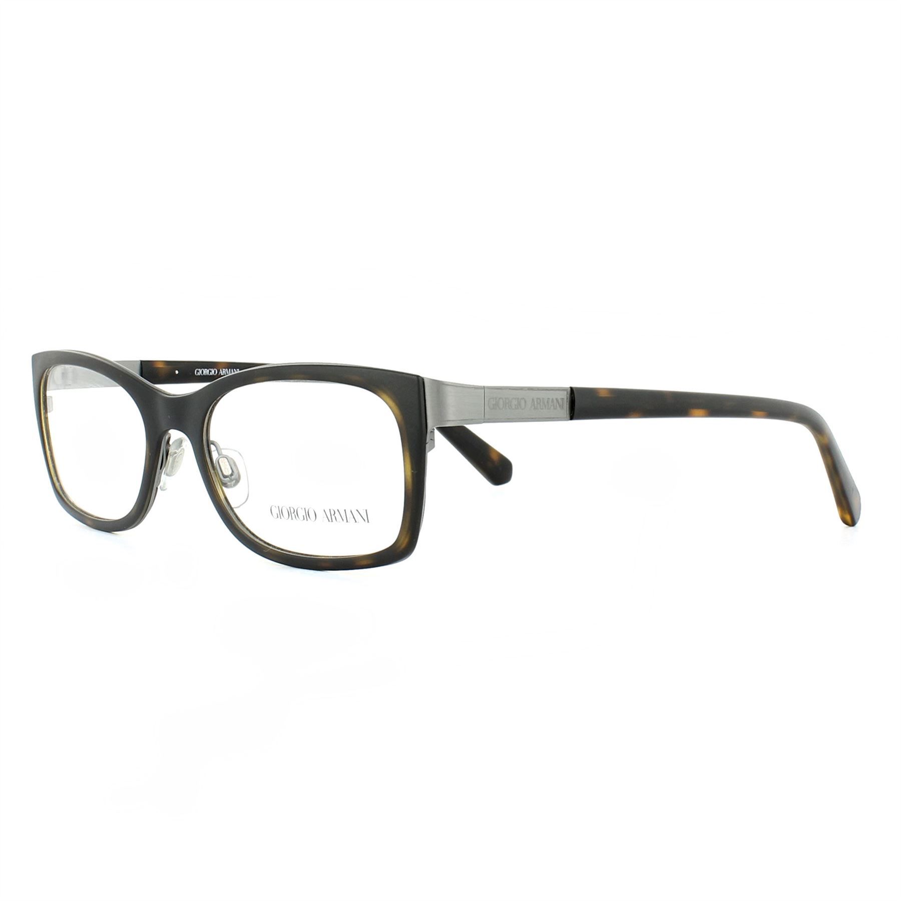 Giorgio Armani Glasses Frames AR5013 3032 Matte Brushed Havana and ...