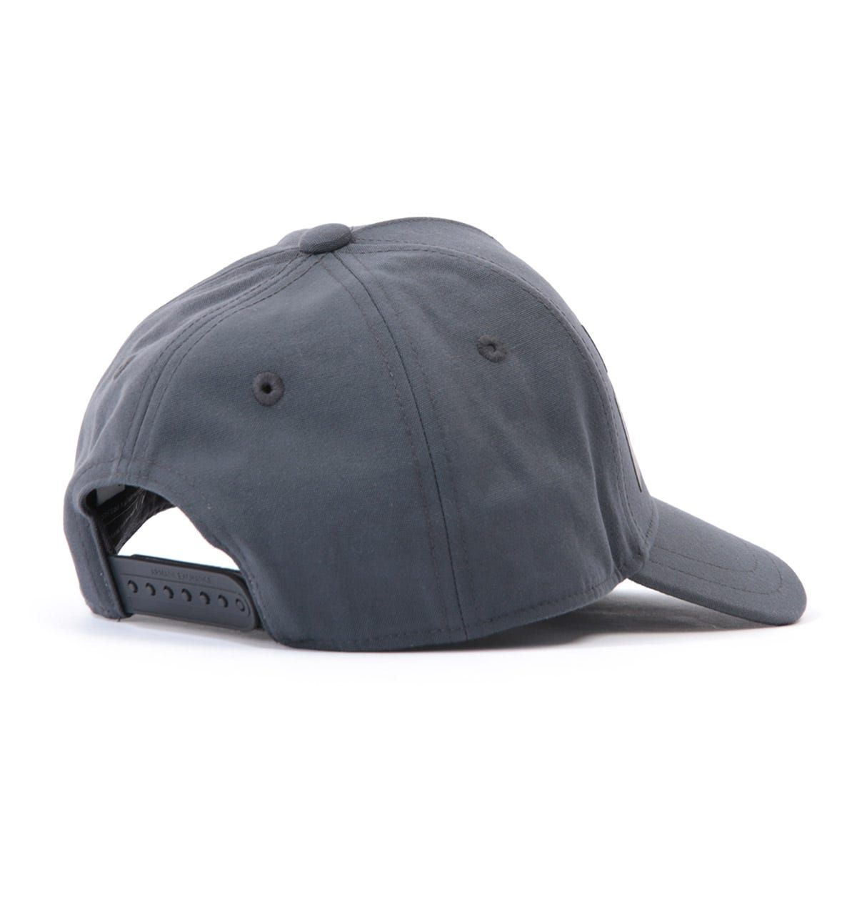 Armani Exchange Tonal Logo Sustainable Baseball Cap - Ebony