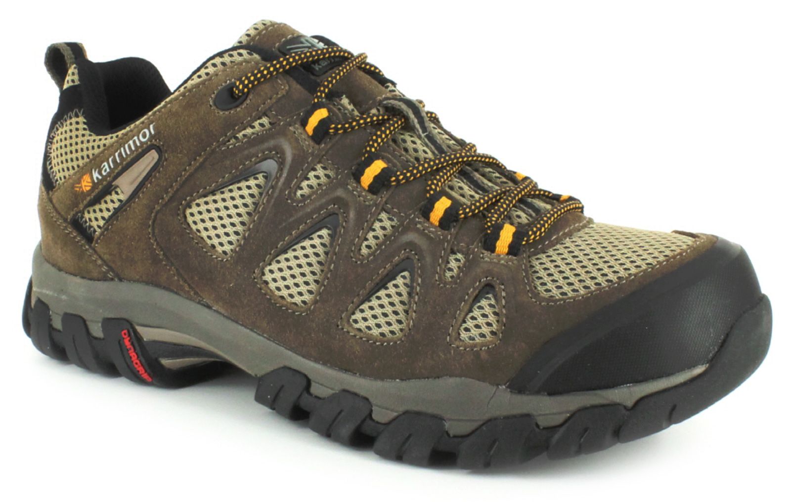 karrimor mens hiker weathertite hiking boots brown suede