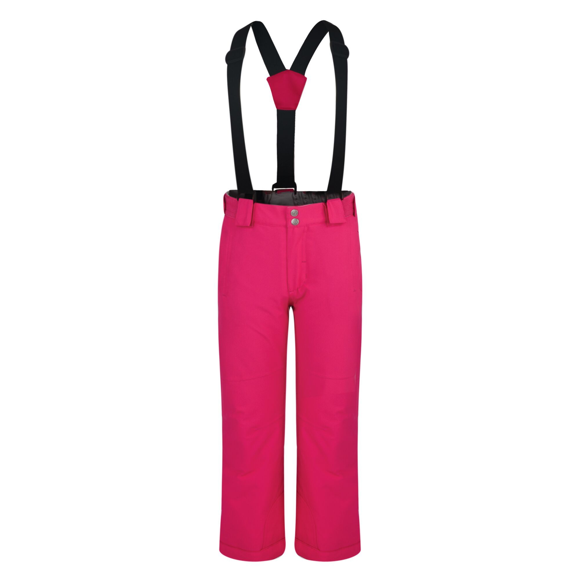 100% Ared V02 20000 Oxford polyester. Durable water repellent finish. Adjustable detachable braces with front slider system. 2 x side zipped pockets. Reinforced self fabric overlay at inner ankle. Zip gusset at hem. Integral snow gaiters. High backed adjustable waist system. Articulated knee design.