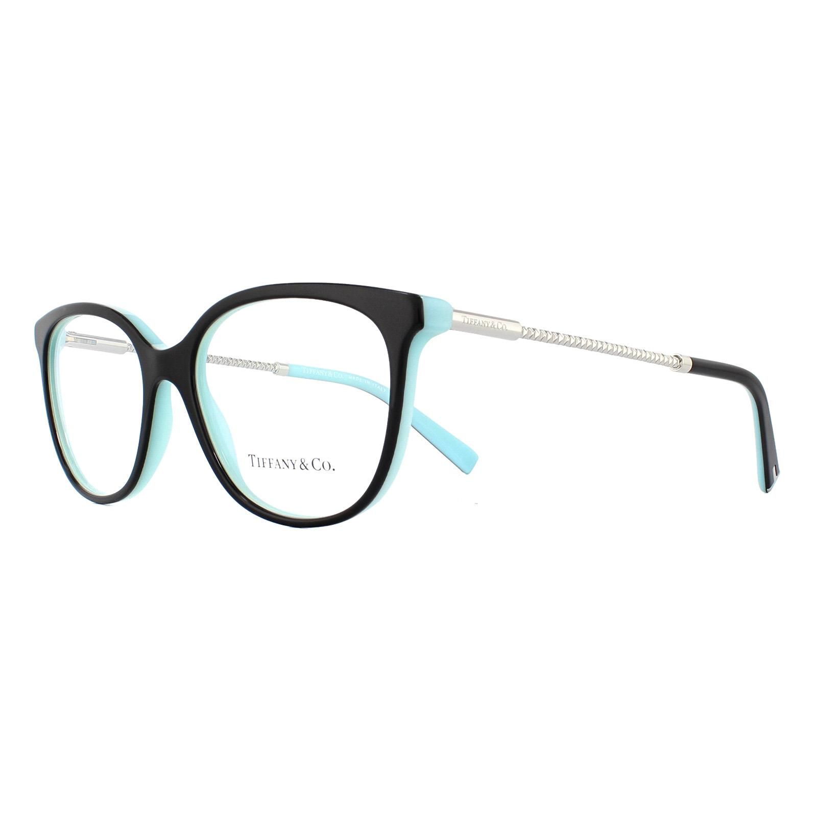 Tiffany Glasses Frames TF2168 8055 Black Blue 54mm Womens