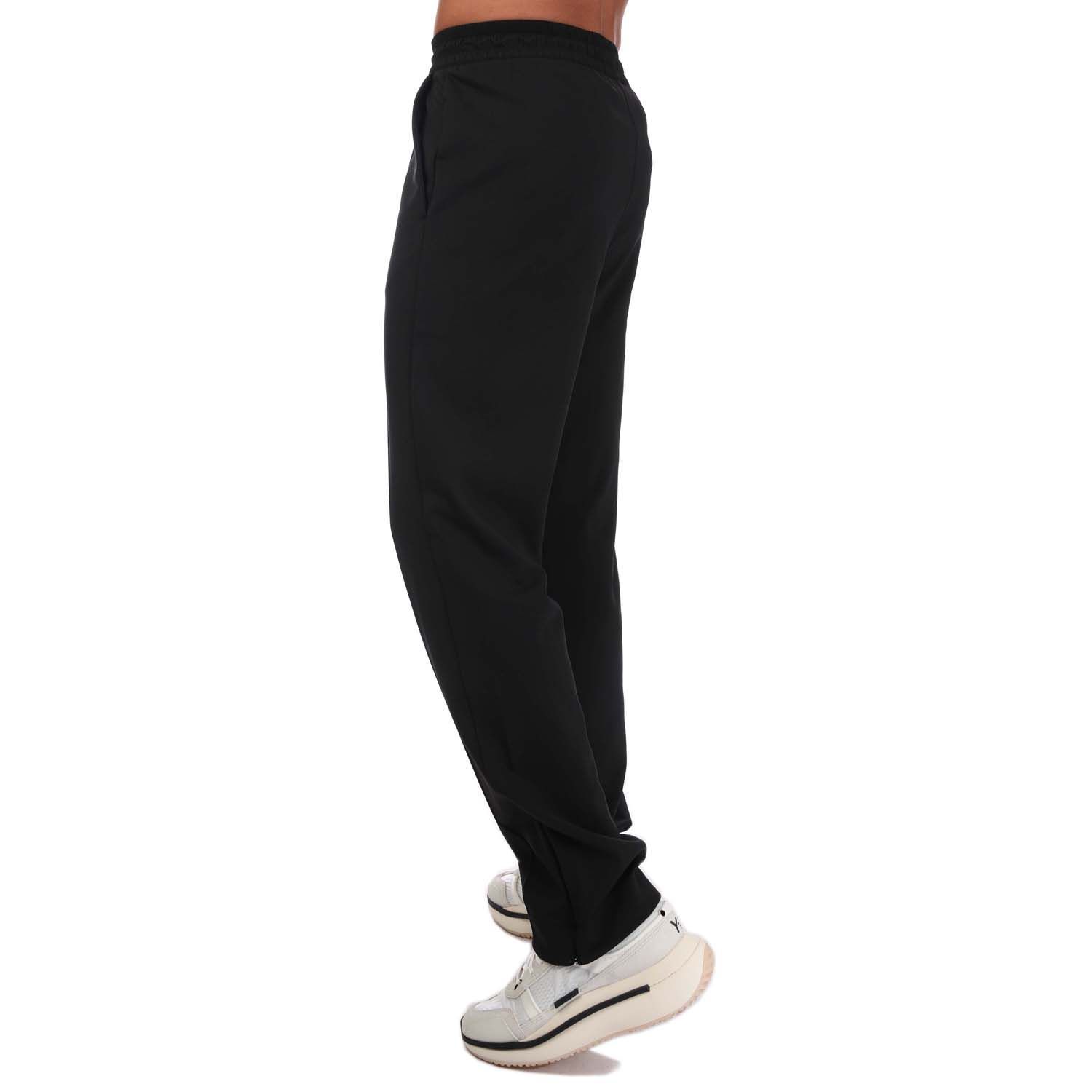 Men's Y3 Classic Straight Leg Track Pants in Black