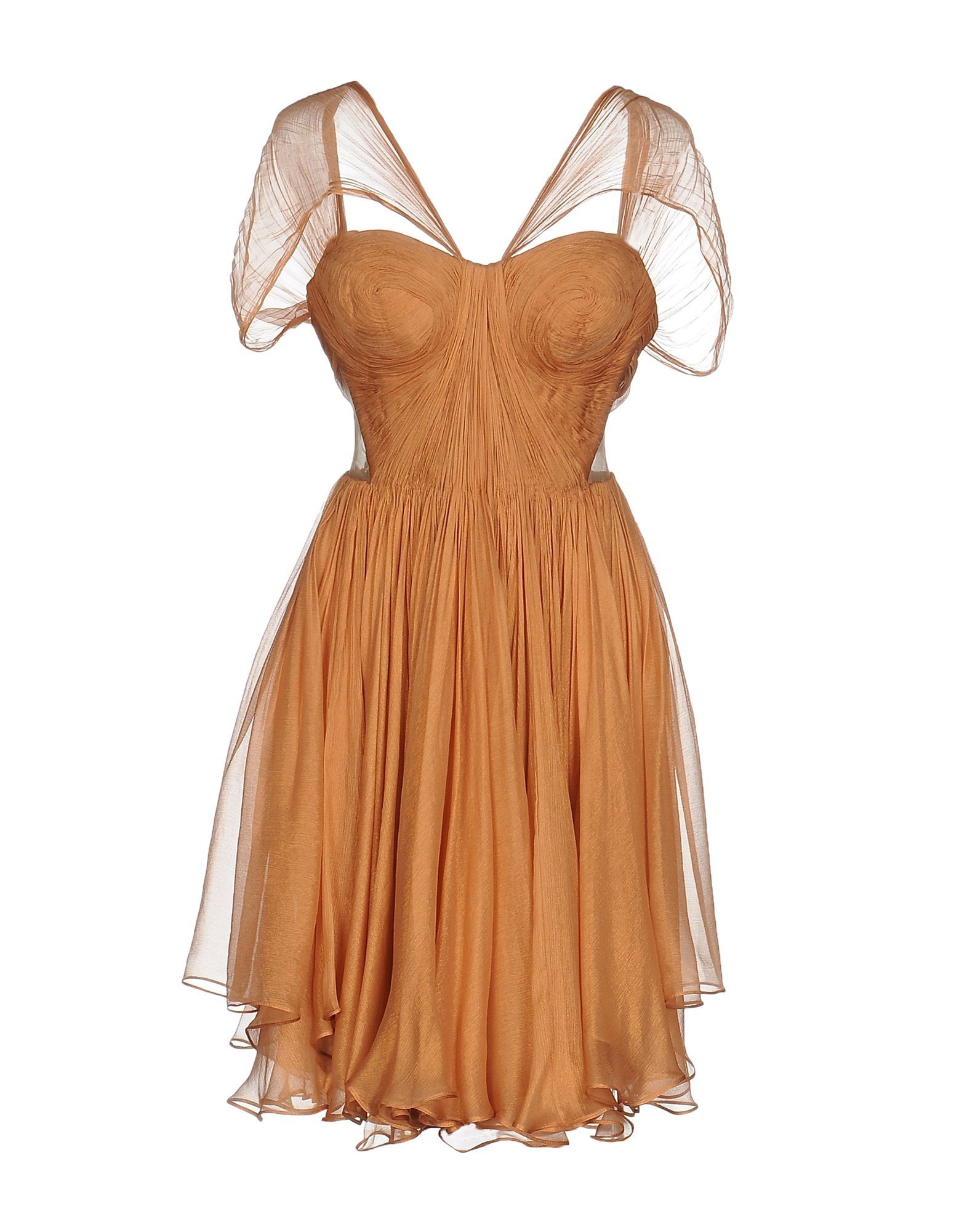 cr�pe, laminated effect, solid colour, deep neckline, sleeveless, no appliqu�s, no pockets, lined interior, rear closure, zip closure, dress