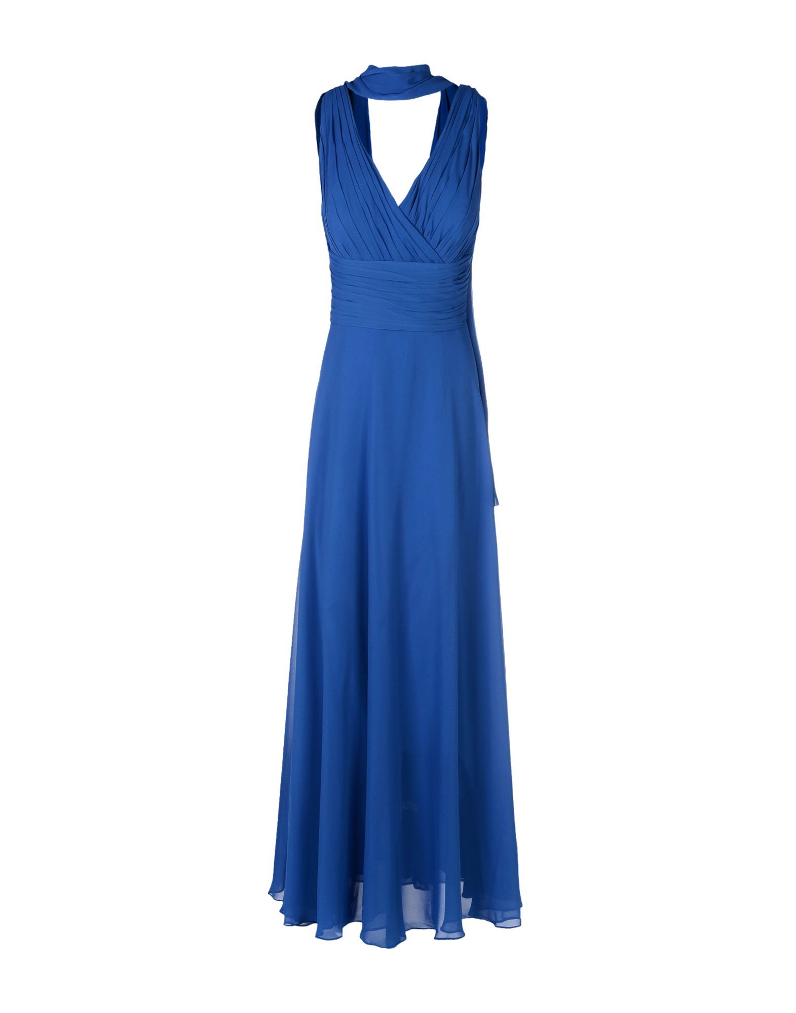 cr�pe, draped detailing, solid colour, deep neckline, sleeveless, no pockets, lined interior, rear closure, zip closure, empire style