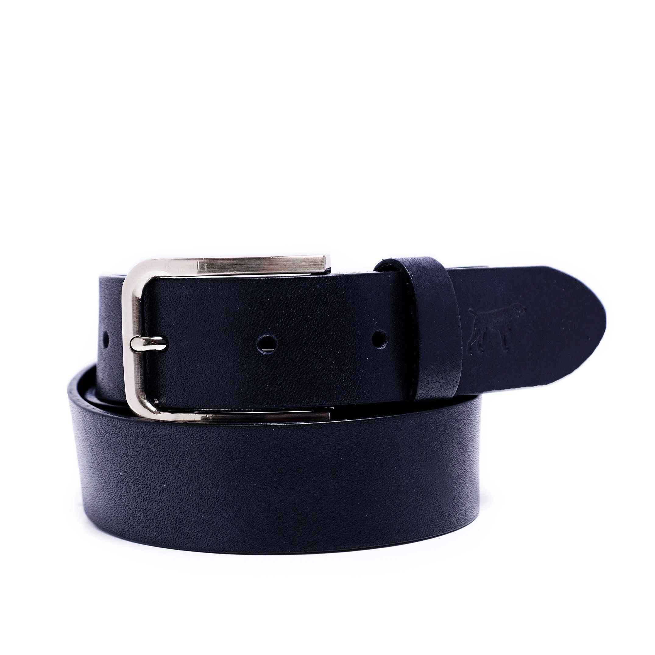 Castellanisimos men's leather belt. Metal buckle. Width: 3,5cm. MADE IN SPAIN.