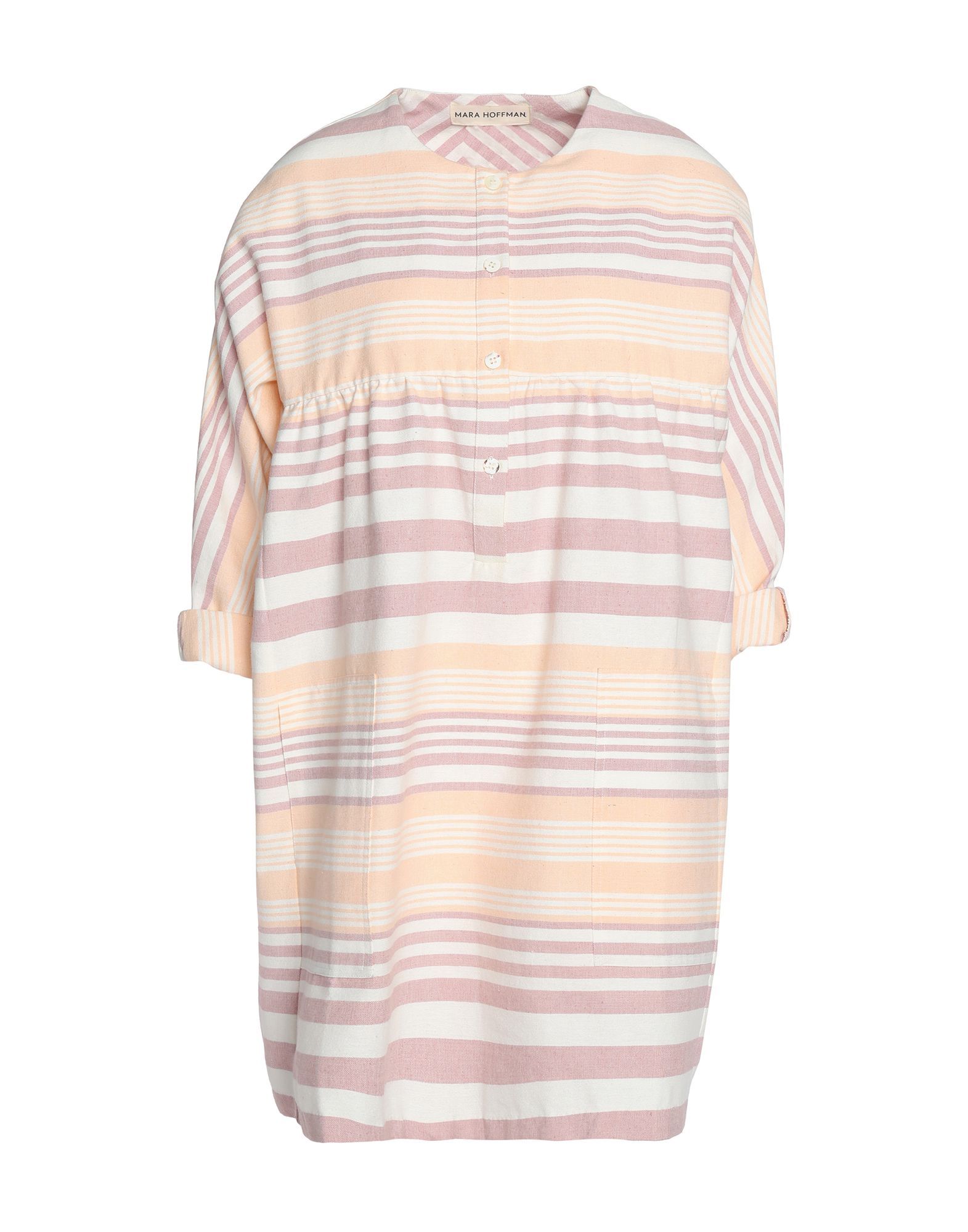 Mara Hoffman Salmon Pink Organic Cotton Short Dress