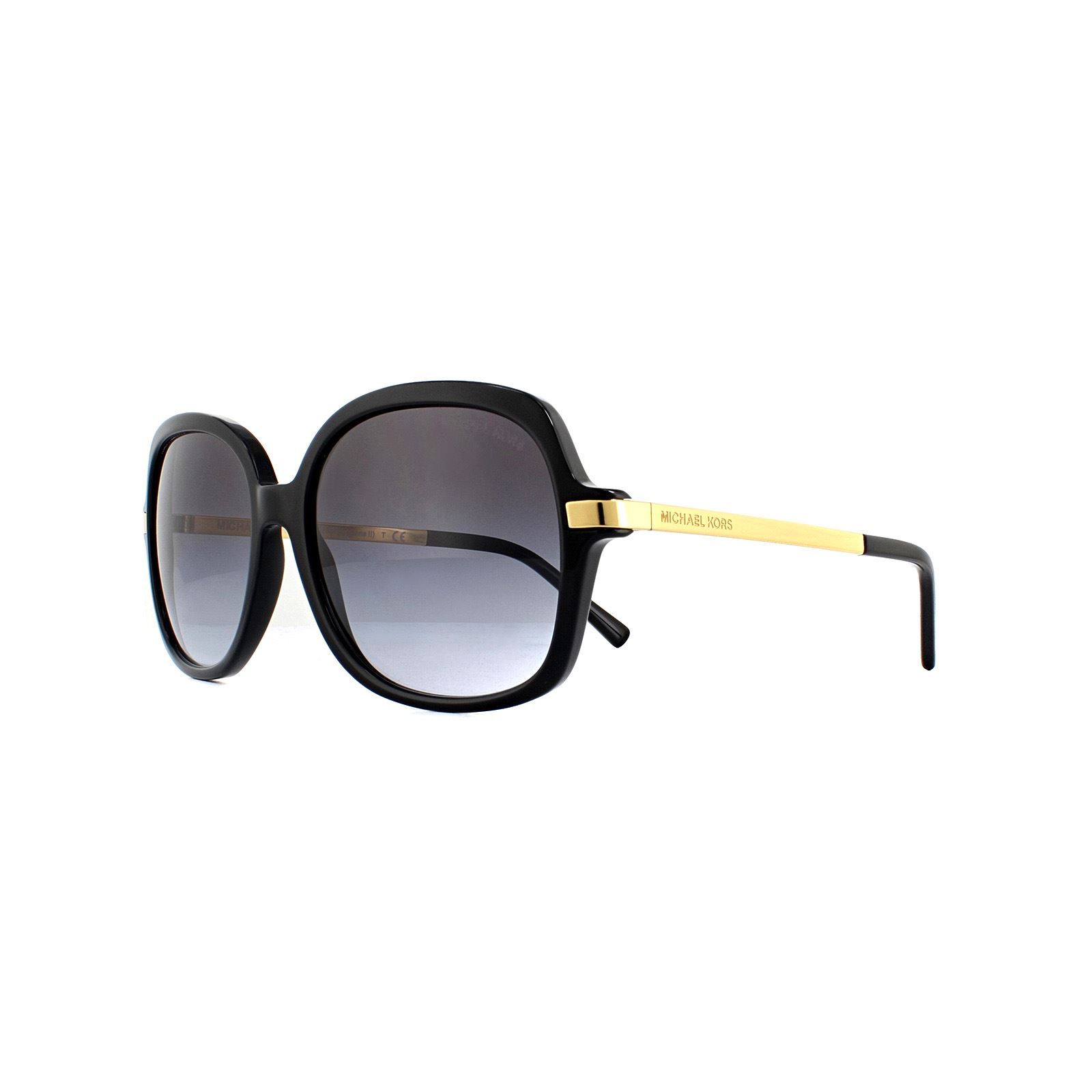 Michael Kors Sunglasses Adrianna II 2024 316011 Black Gold Light Grey   34bf1b80b0394f6dbaba142a3df0ecec 